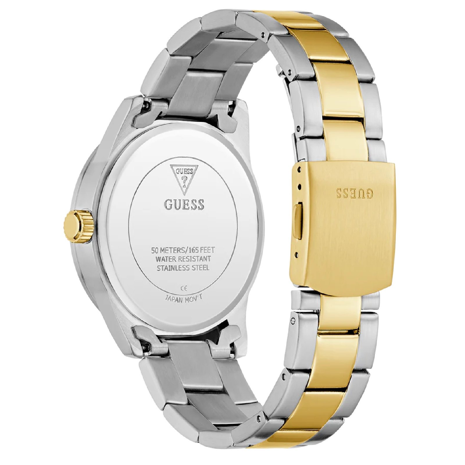 Relógio Guess Masculino Easton GW0965G4 Bicolor Prata/Dourado 7