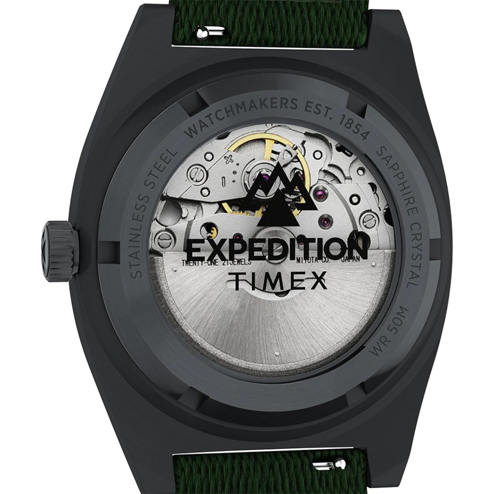 Relógio Timex Expedition Capstone Automatic TW2Y39800 Verde Verde 3