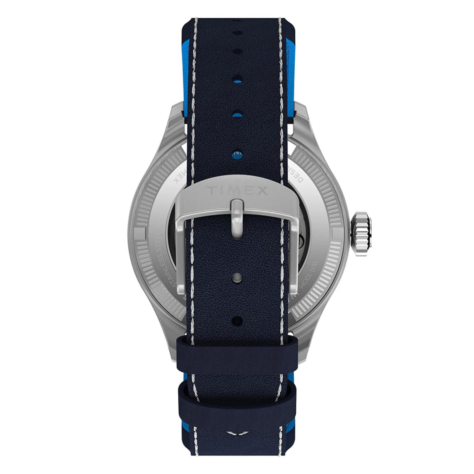 Relógio Timex Waterbury Ace Pan Am® Automatic TW2Y38800 Azul 8