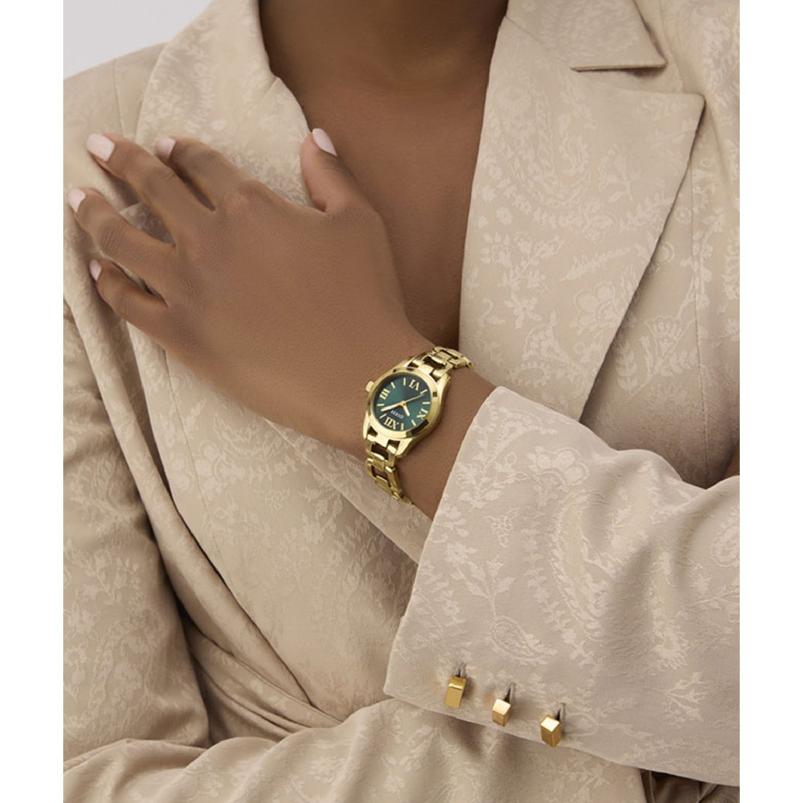 Relógio Guess Feminino Veda GW0927L2 Dourado Dourado 3