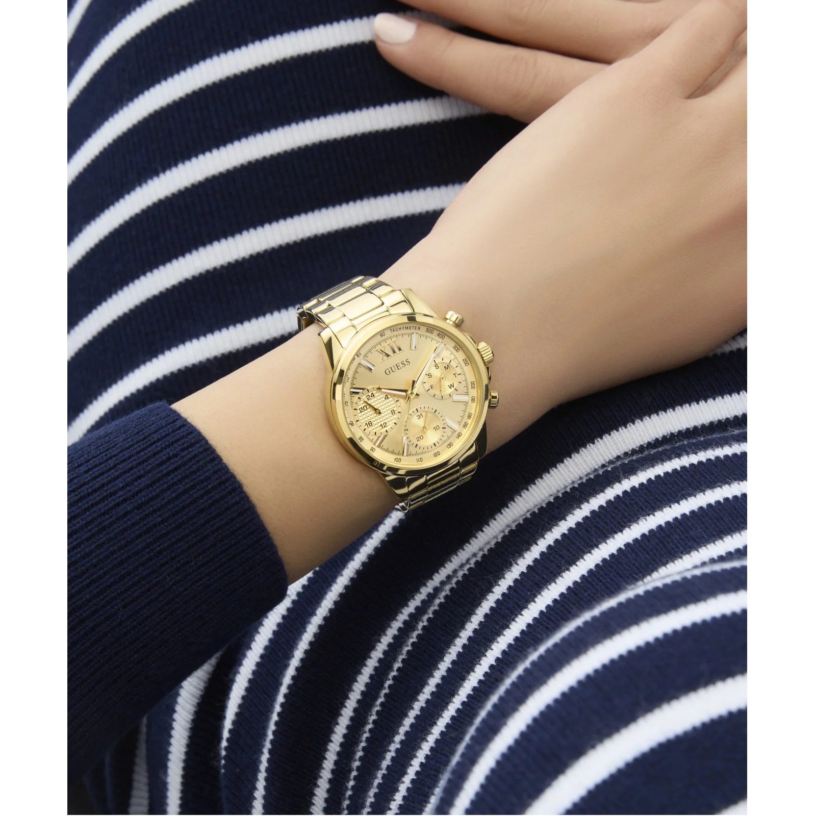 Relógio Feminino Guess Bailey GW0933L2 Dourado Dourado 3