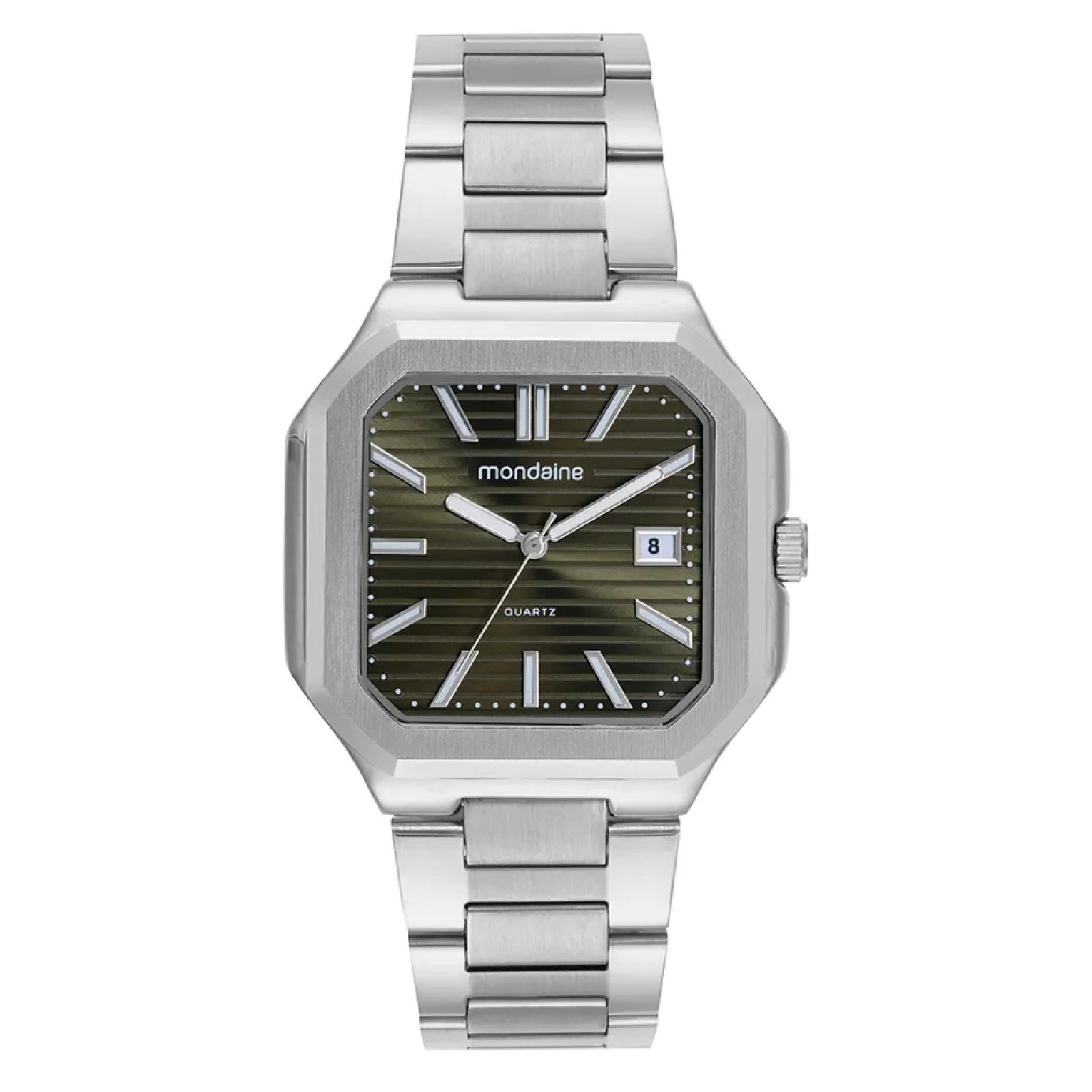 Relógio Mondaine 32945G0MVNE2 Quadrado Prata