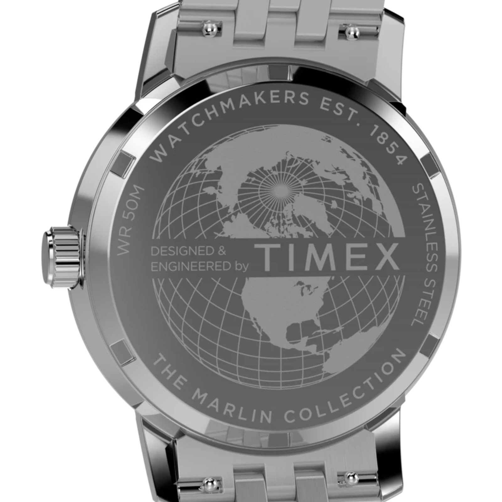 Relógio Timex Marlin® Quartz GMT TW2Y47600 Prata 5