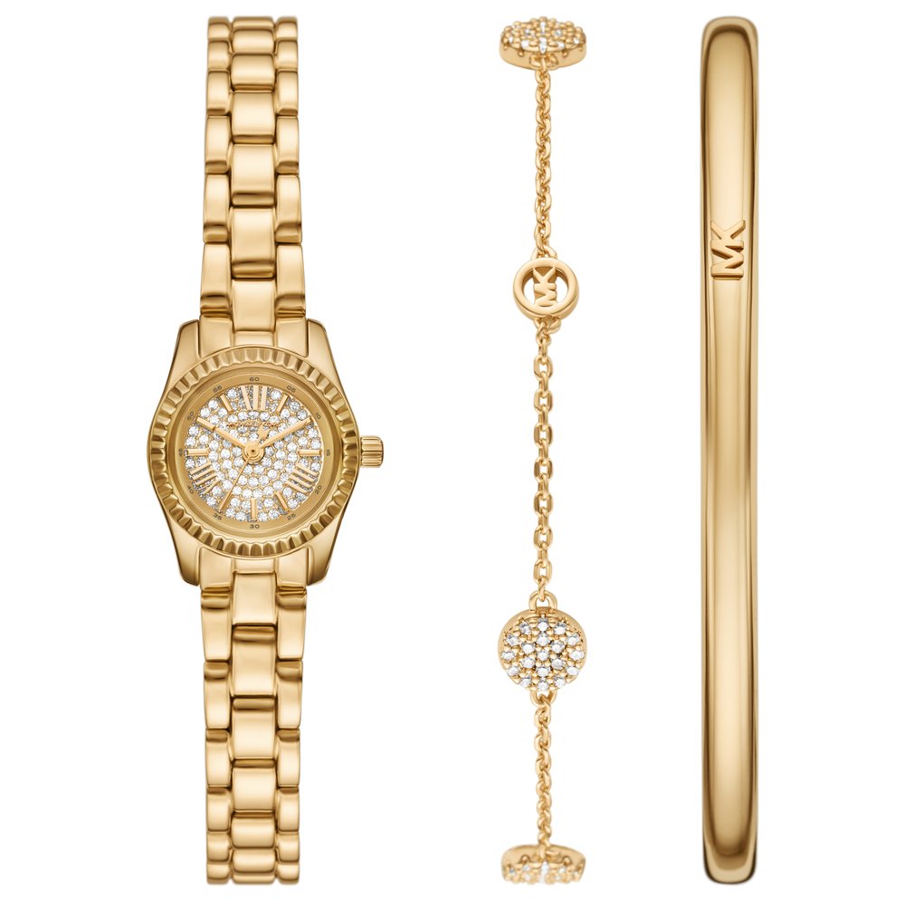 Relógio Michael Kors Lexington MK4944SET/1BN Dourado