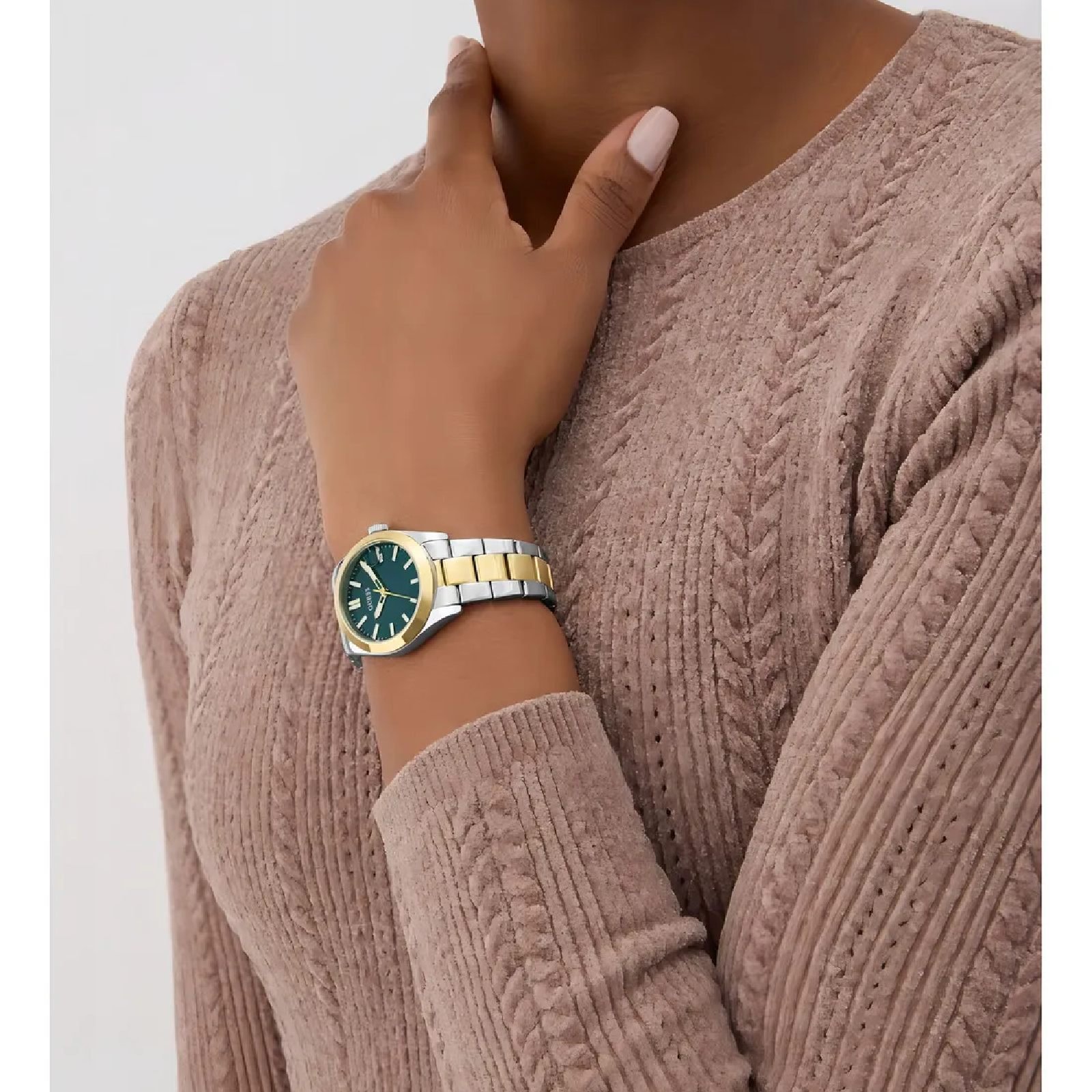 Relógio Feminino Guess Alice GW0934L3 Bicolor Prata/Dourado 5