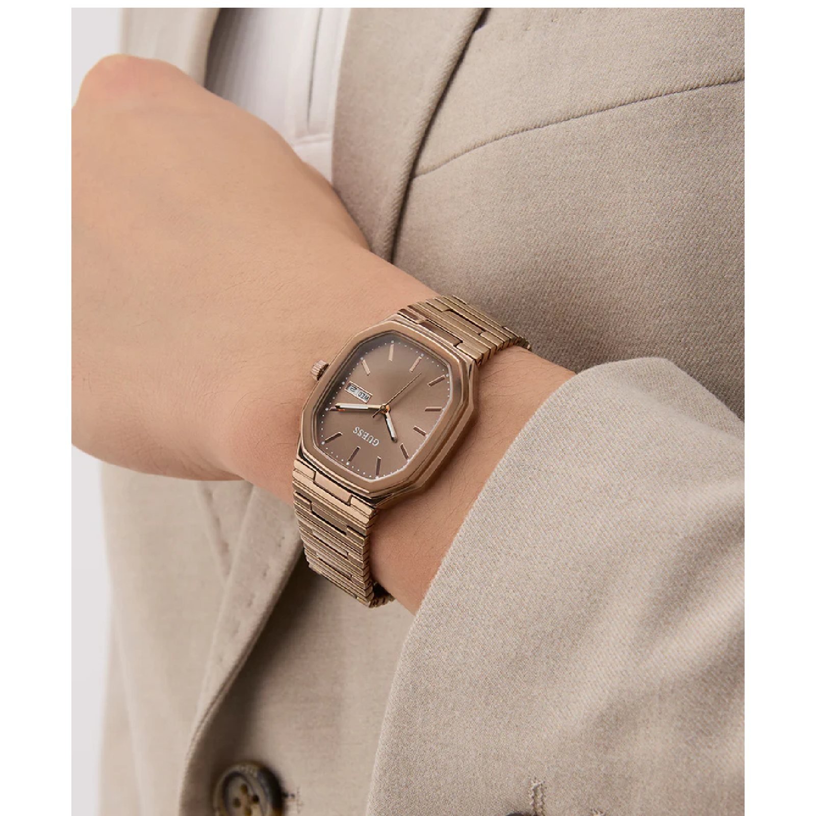 Relógio Guess Masculino Oliver GW0978G3 Marrom Marrom 8