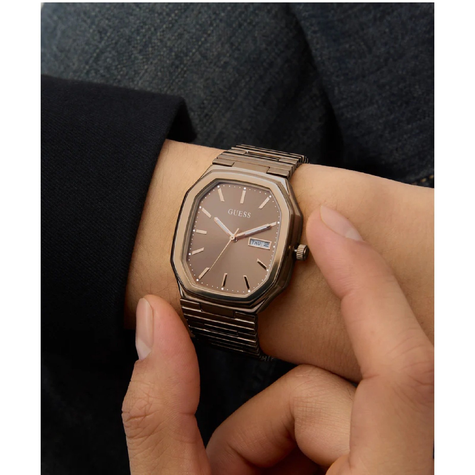 Relógio Guess Masculino Oliver GW0978G3 Marrom