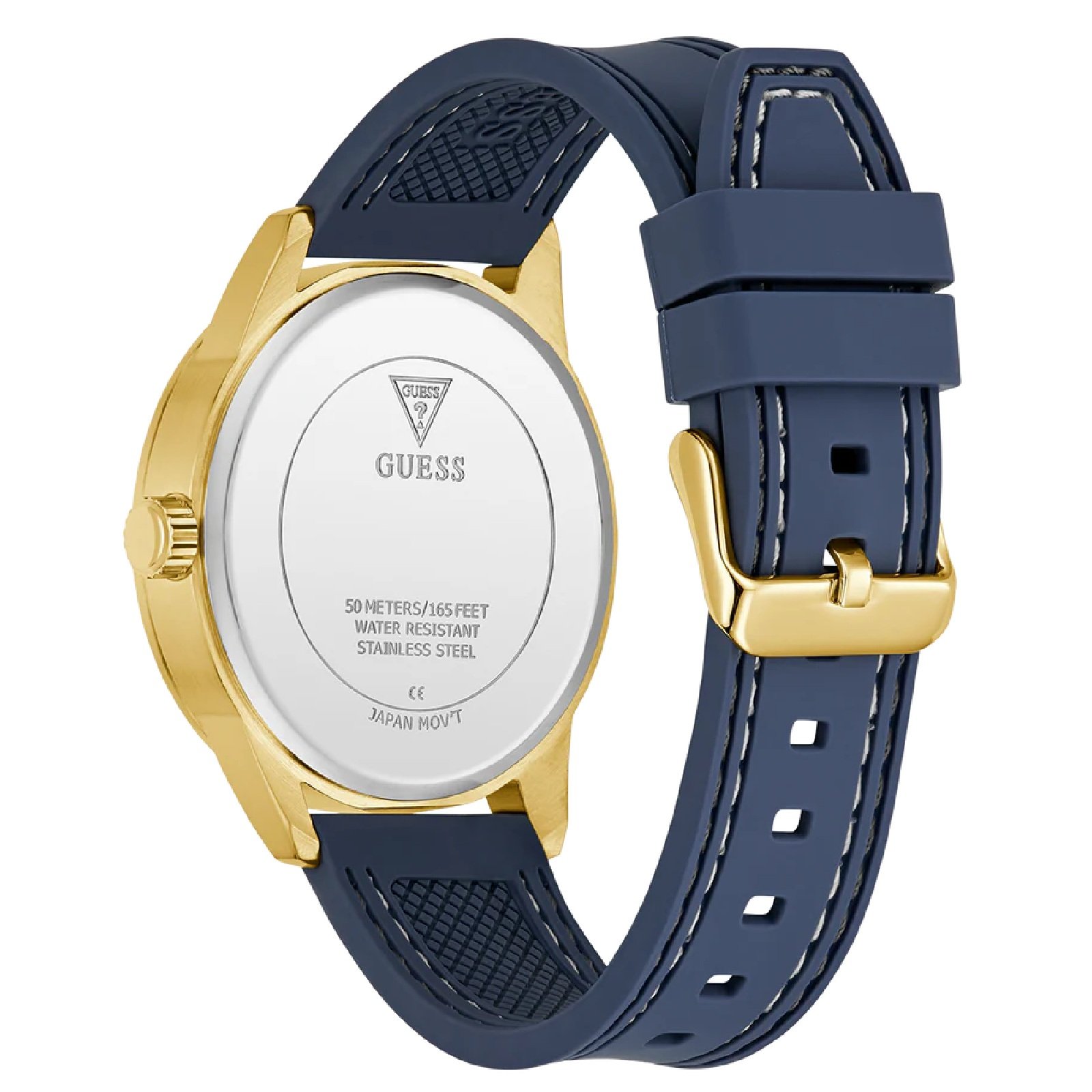 Relógio Guess Masculino Peak GW0964G2 Azul Dourado 8