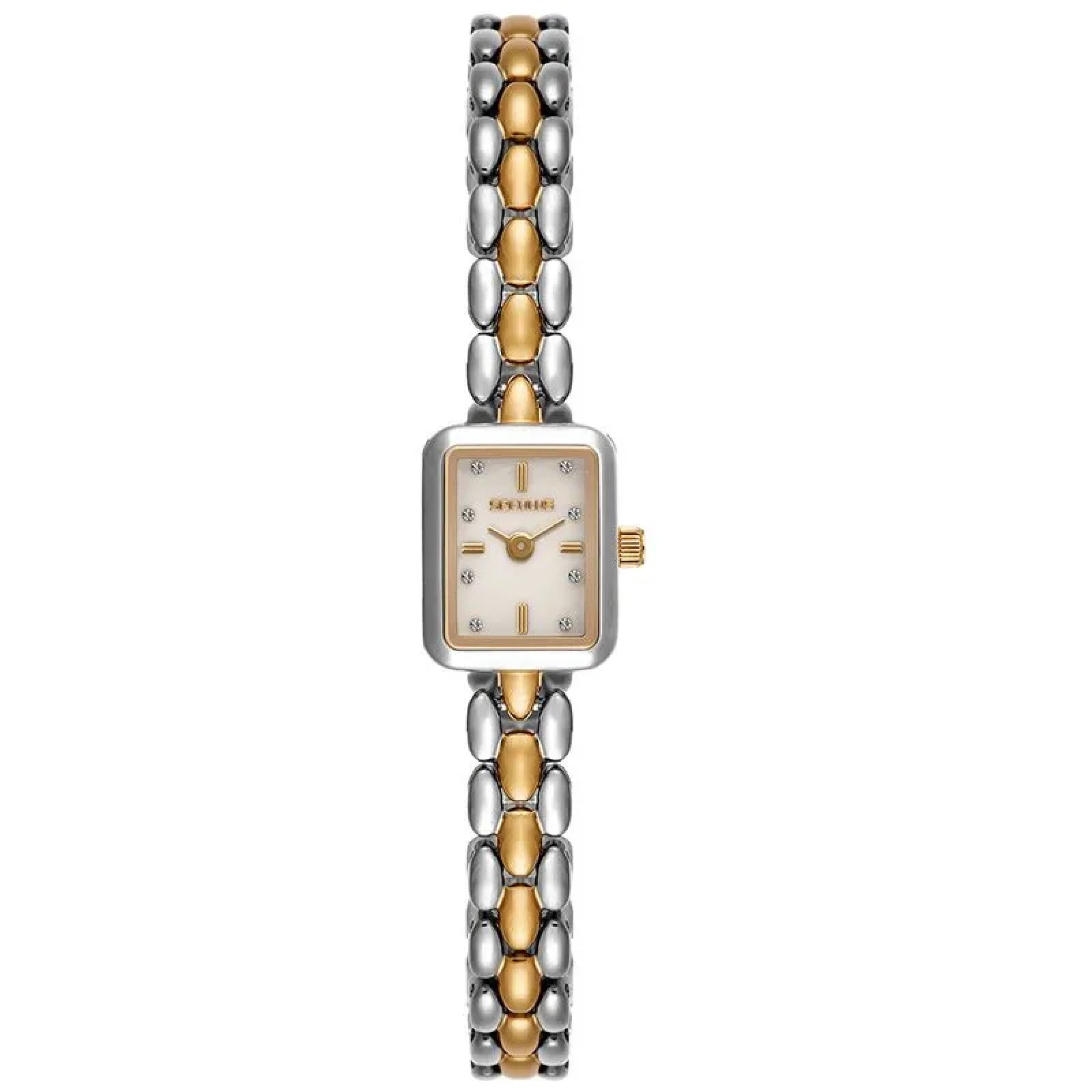 Relógio Seculus Feminino Cristais Mini 23748LPSVBA2 Bicolor Prata 1