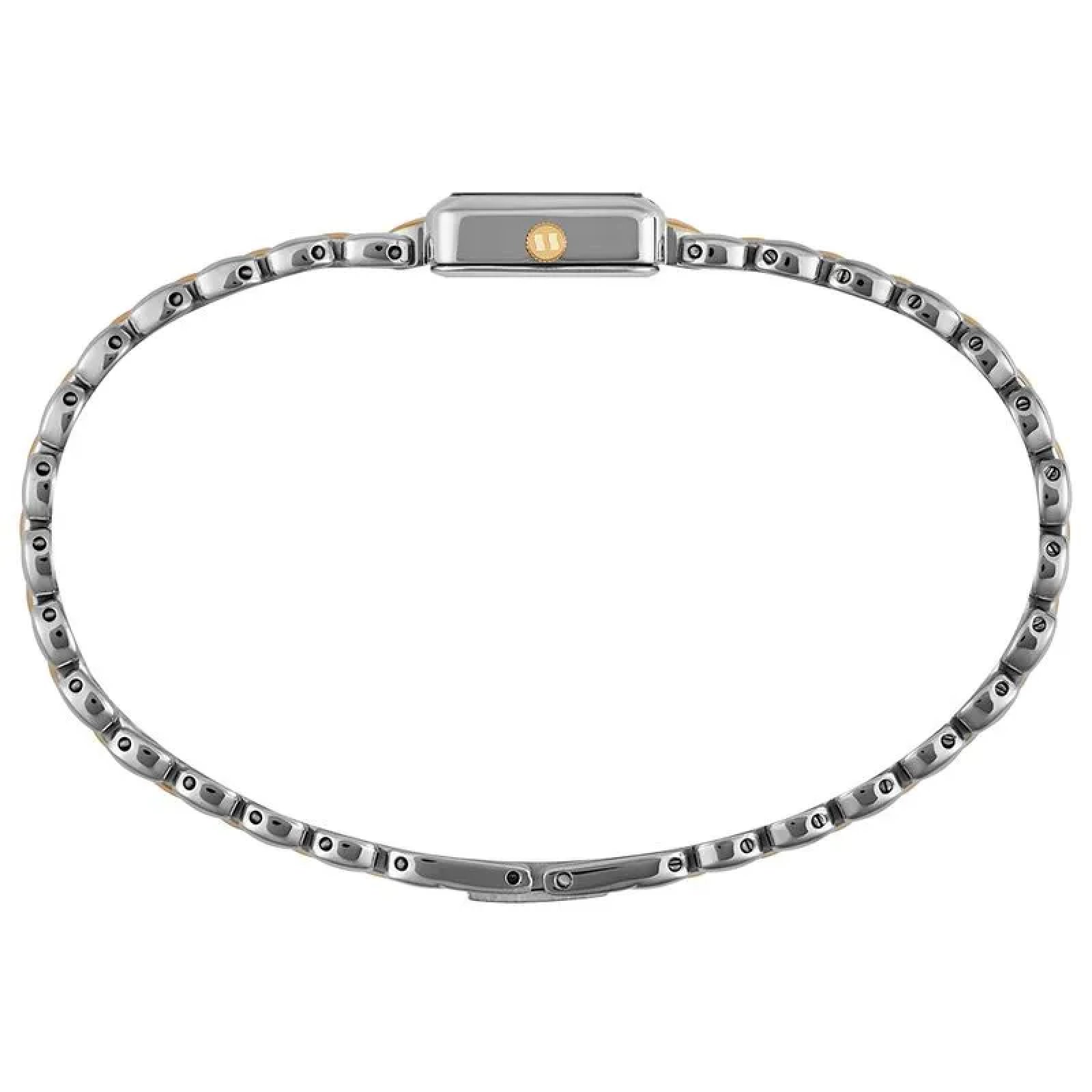 Relógio Seculus Feminino Cristais Mini 23748LPSVBA2 Bicolor Prata 3