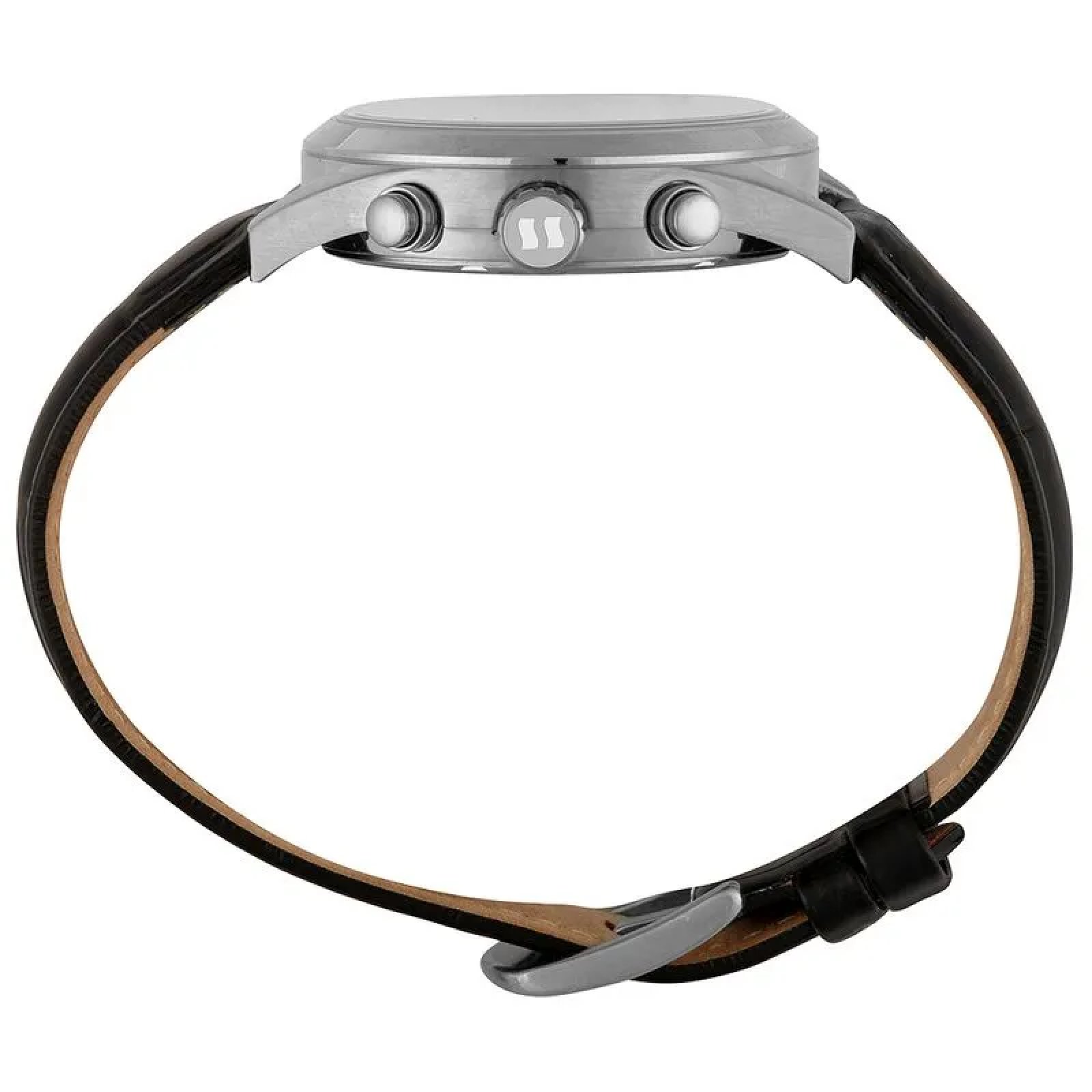 Relógio Seculus Cronógrafo 77339G0SVNC1 Vidro Abaulado Preto 2