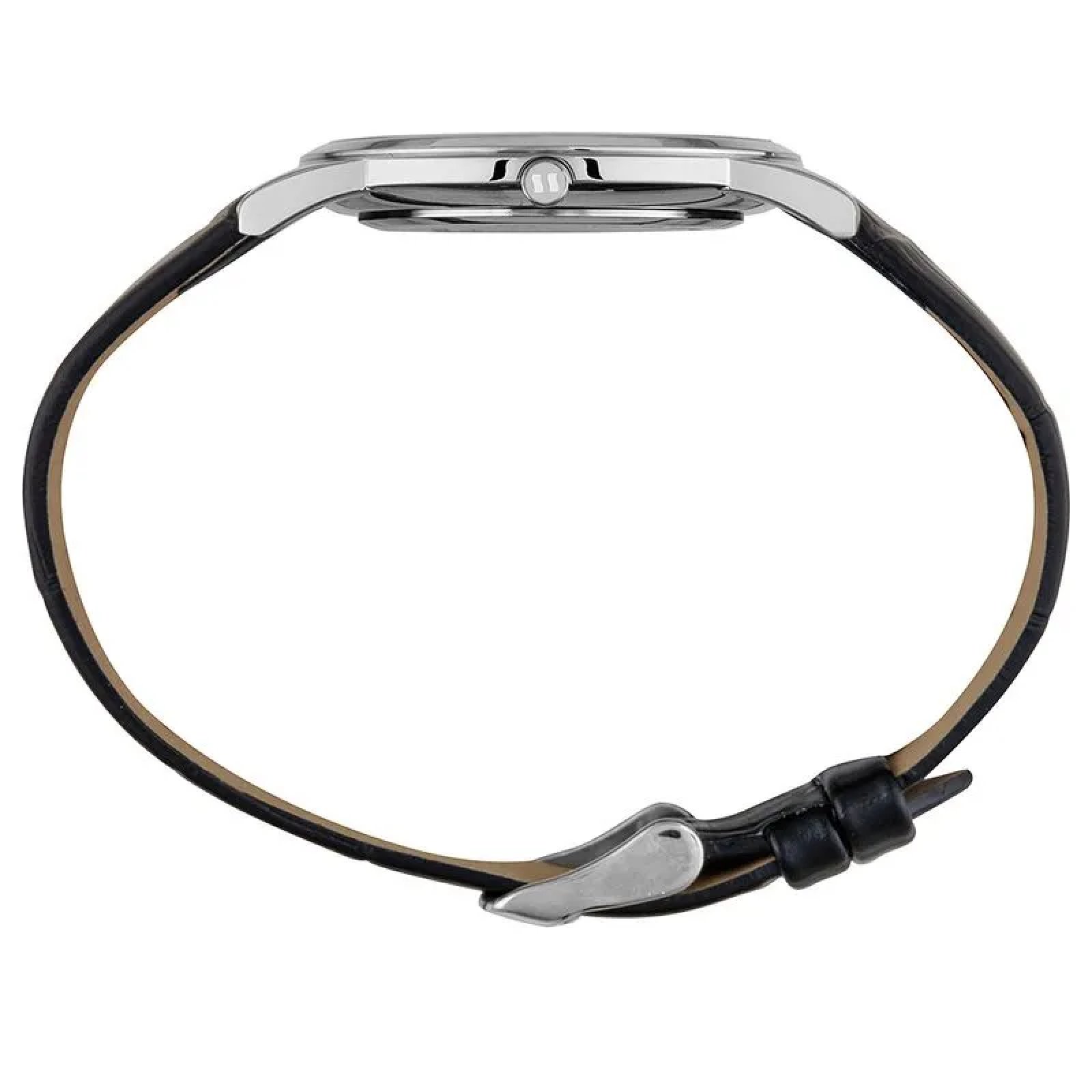 Relógio Seculus 23725G0SVNC3 Couro Crocodilo Preto 4