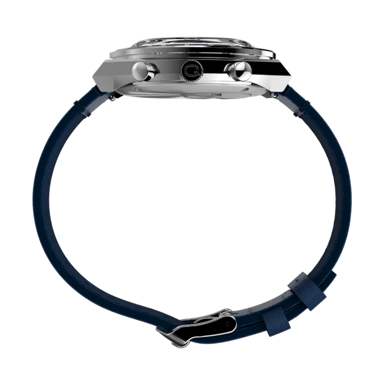 Relógio Q Timex Chronograph TW2Y36100 Azul 4