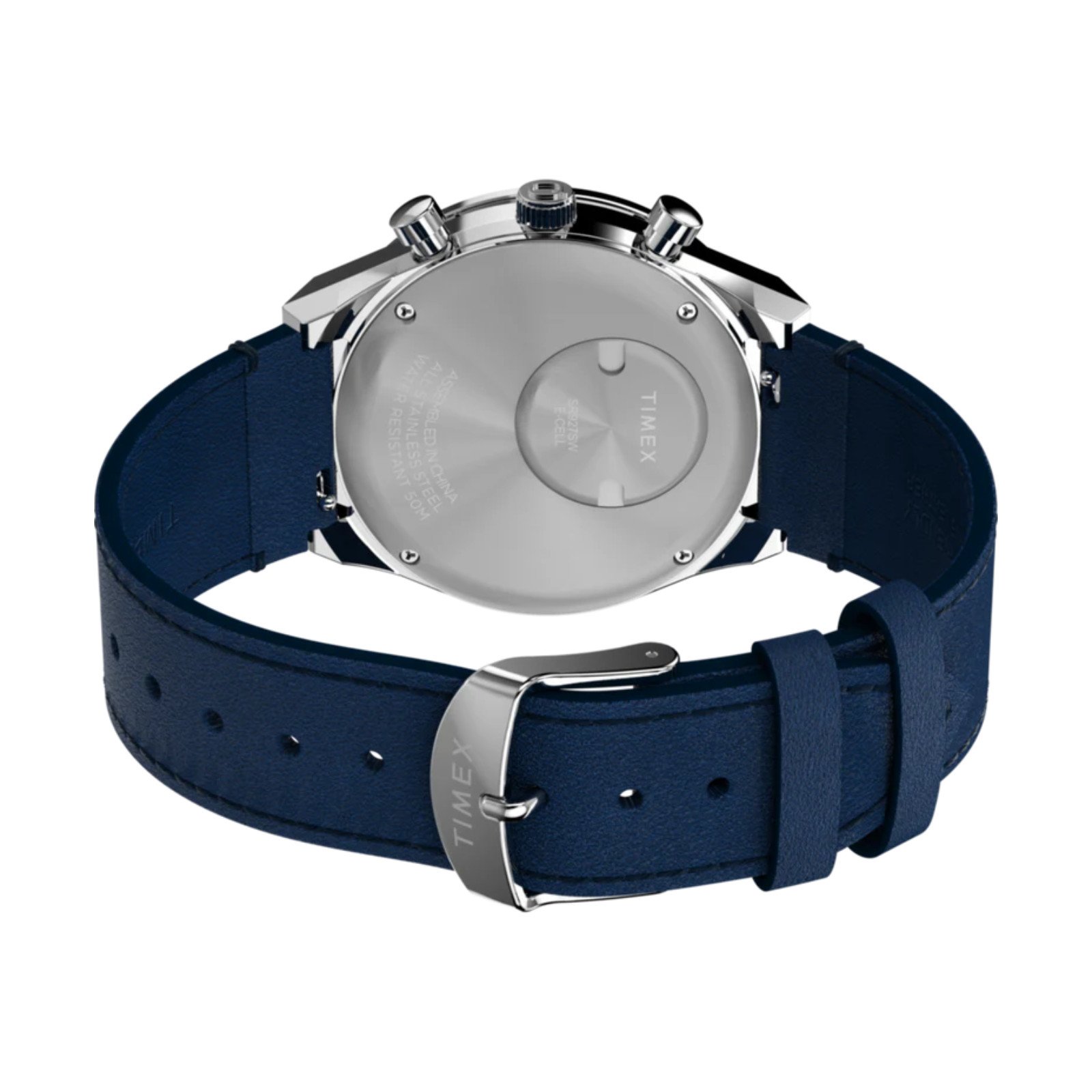 Relógio Q Timex Chronograph TW2Y36100 Azul 7