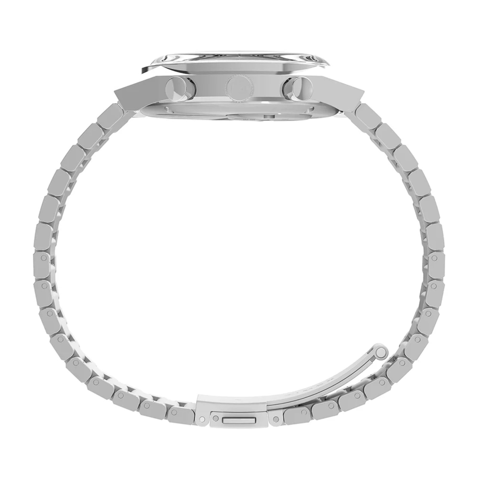 Relógio Q Timex Falcon Eye Chronograph TW2Y34800 Prata 3