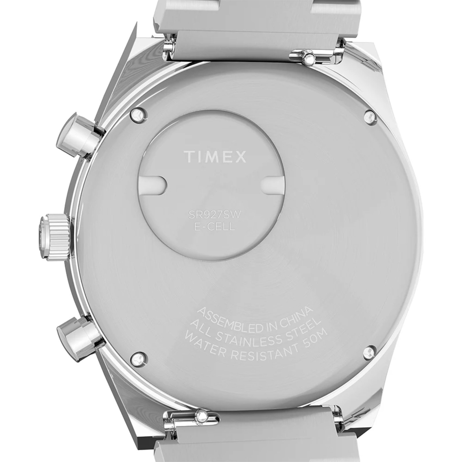 Relógio Q Timex Falcon Eye Chronograph TW2Y34800 Prata 5