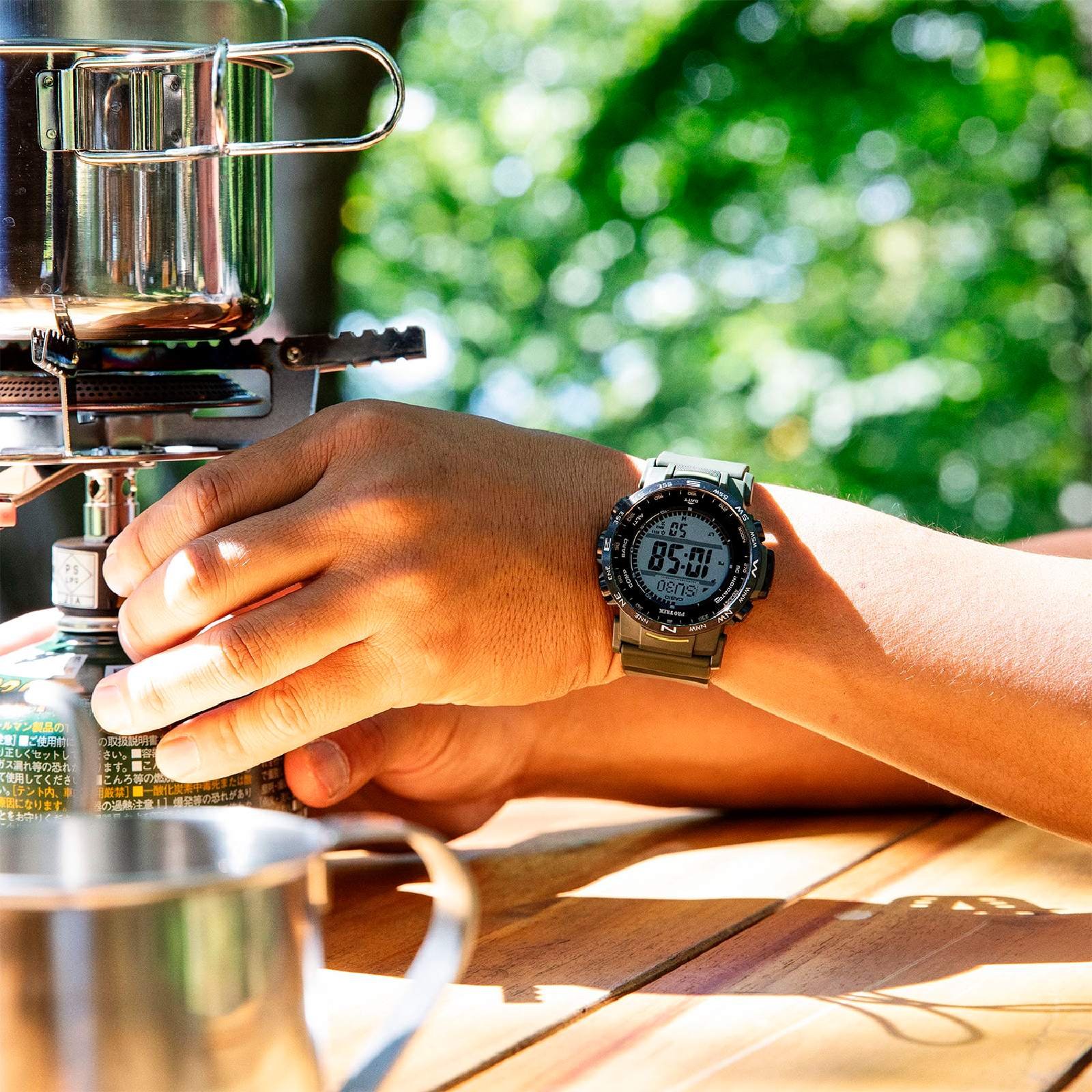 Relógio Casio Pro Trek PRW-35Y-3BDR Verde 2