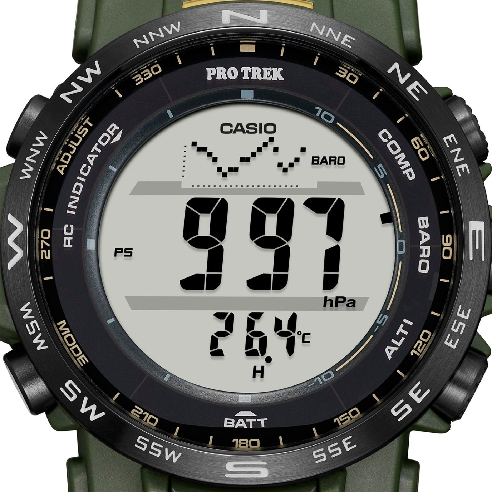 Relógio Casio Pro Trek PRW-35Y-3BDR Verde 7