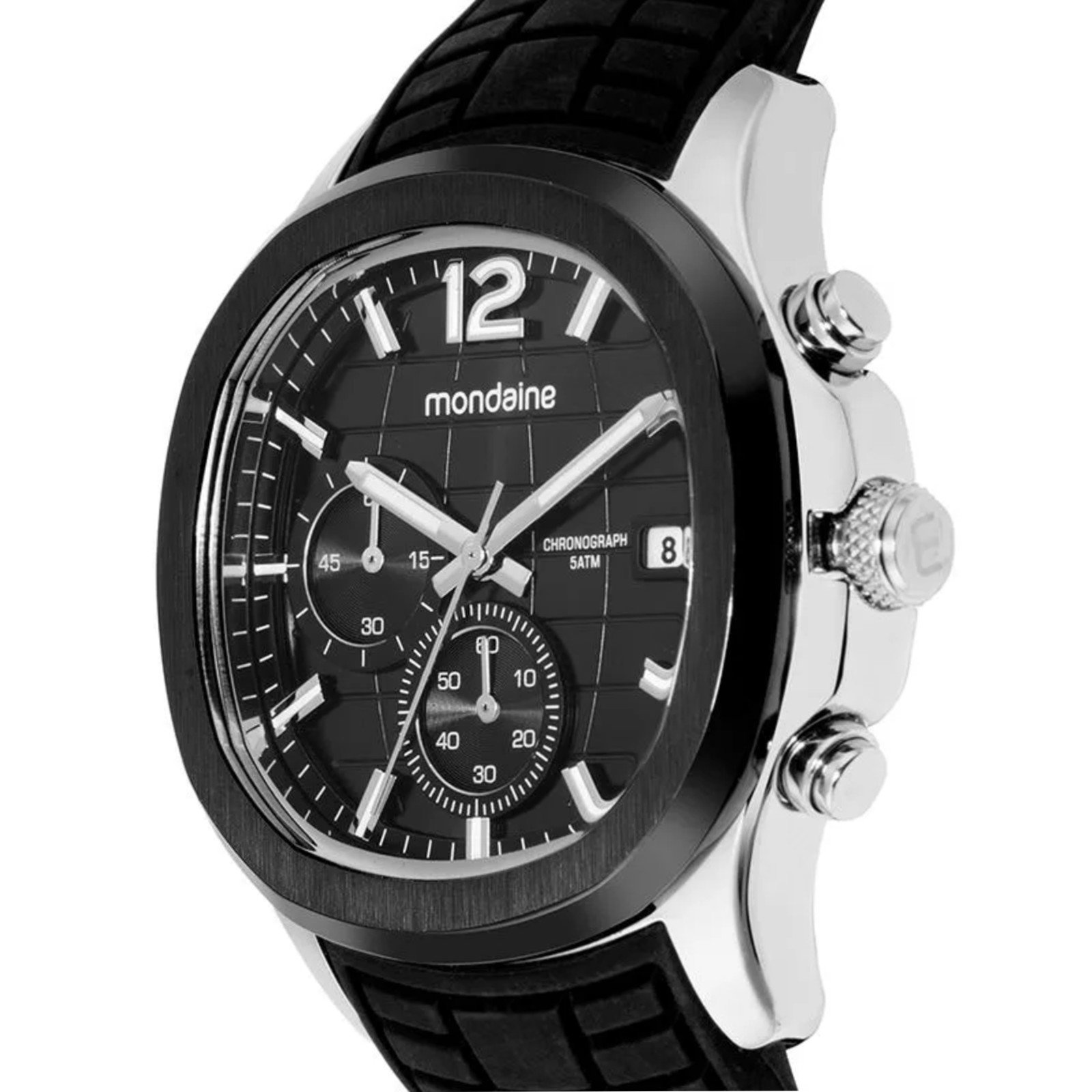 Relógio Mondaine Cronógrafo Fitting 32943GPMVCI2 Prata 2