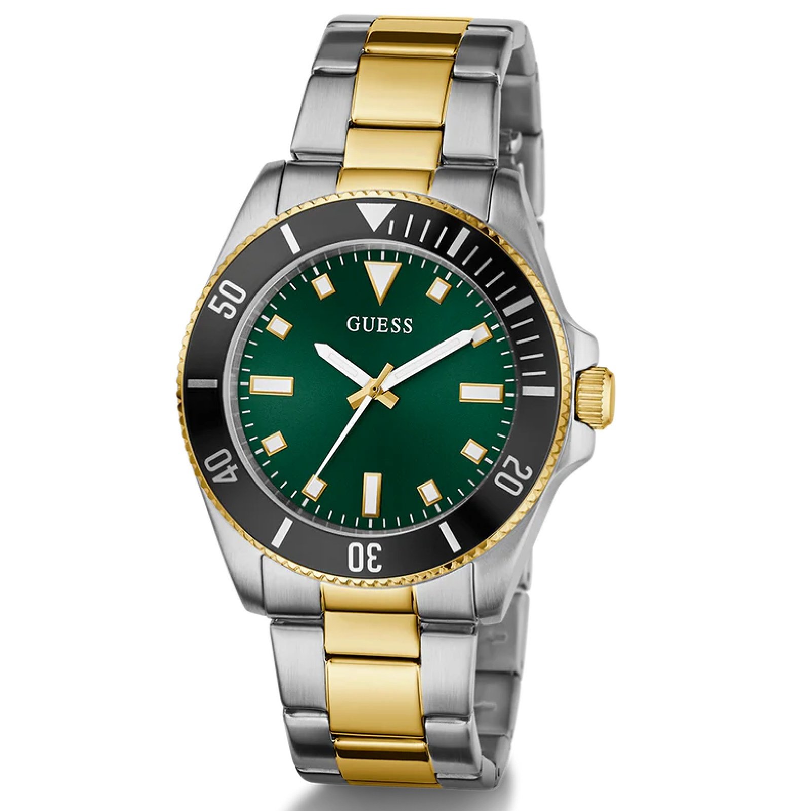 Relógio Guess Masculino Cliff GW0968G4 Bicolor Prata/Dourado 5