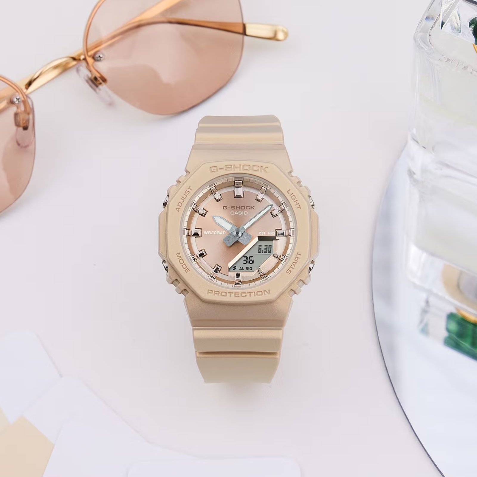 Relógio Casio G-Shock GMA-P2100ST-9ADR Bege 6