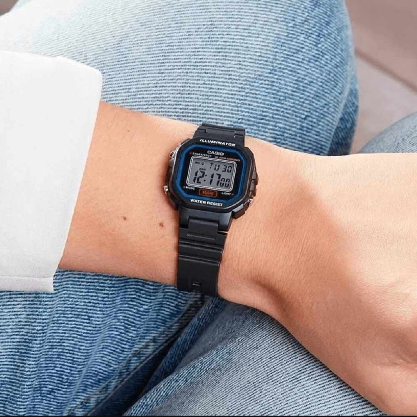 Relógio Casio Standard LA-20WH-1CDF Preto 2