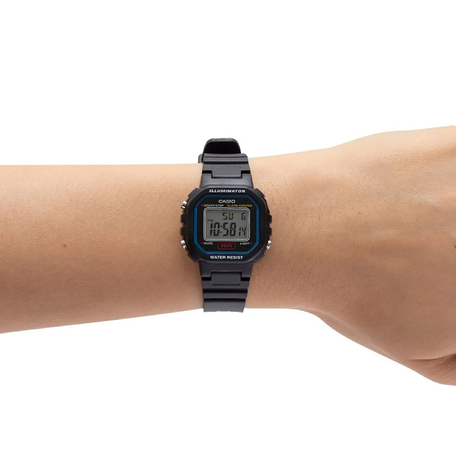 Relógio Casio Standard LA-20WH-1CDF Preto 3