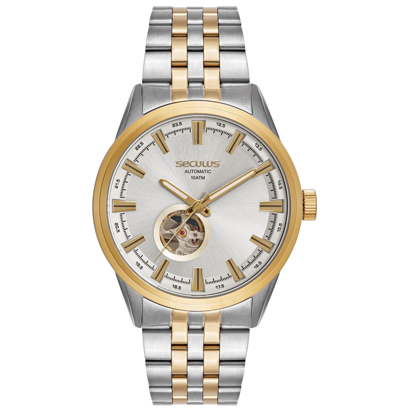 Relógio Seculus Automático 44329GPSVBA2 Bicolor
