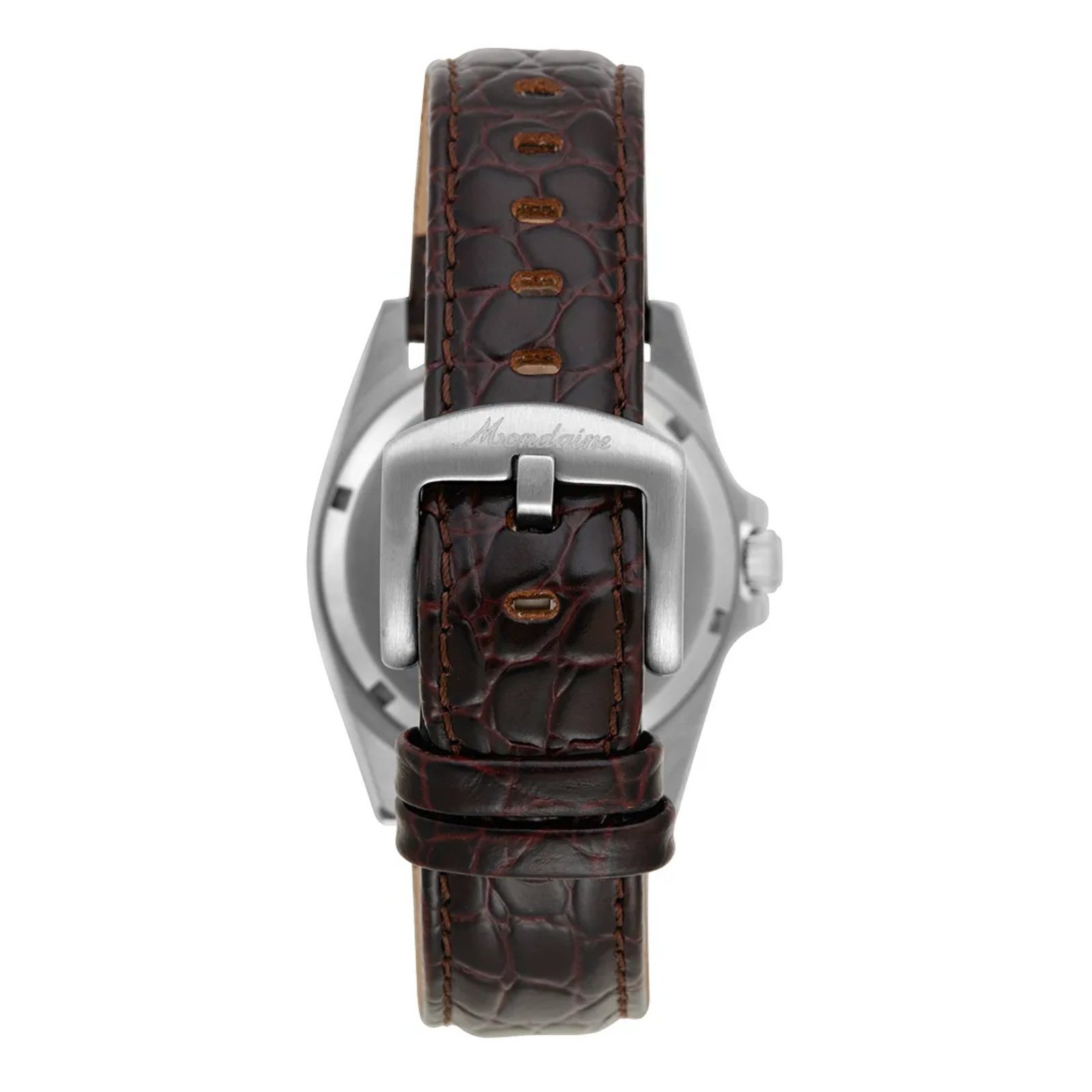 Relógio Mondaine Automático 32993G0MVNC8 Edição Especial 70 Anos Couro Dourado 4