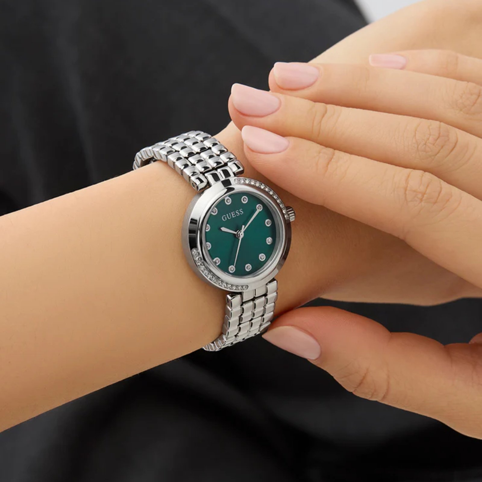 Relógio Feminino Guess GW0930L1 Prata Prata 6