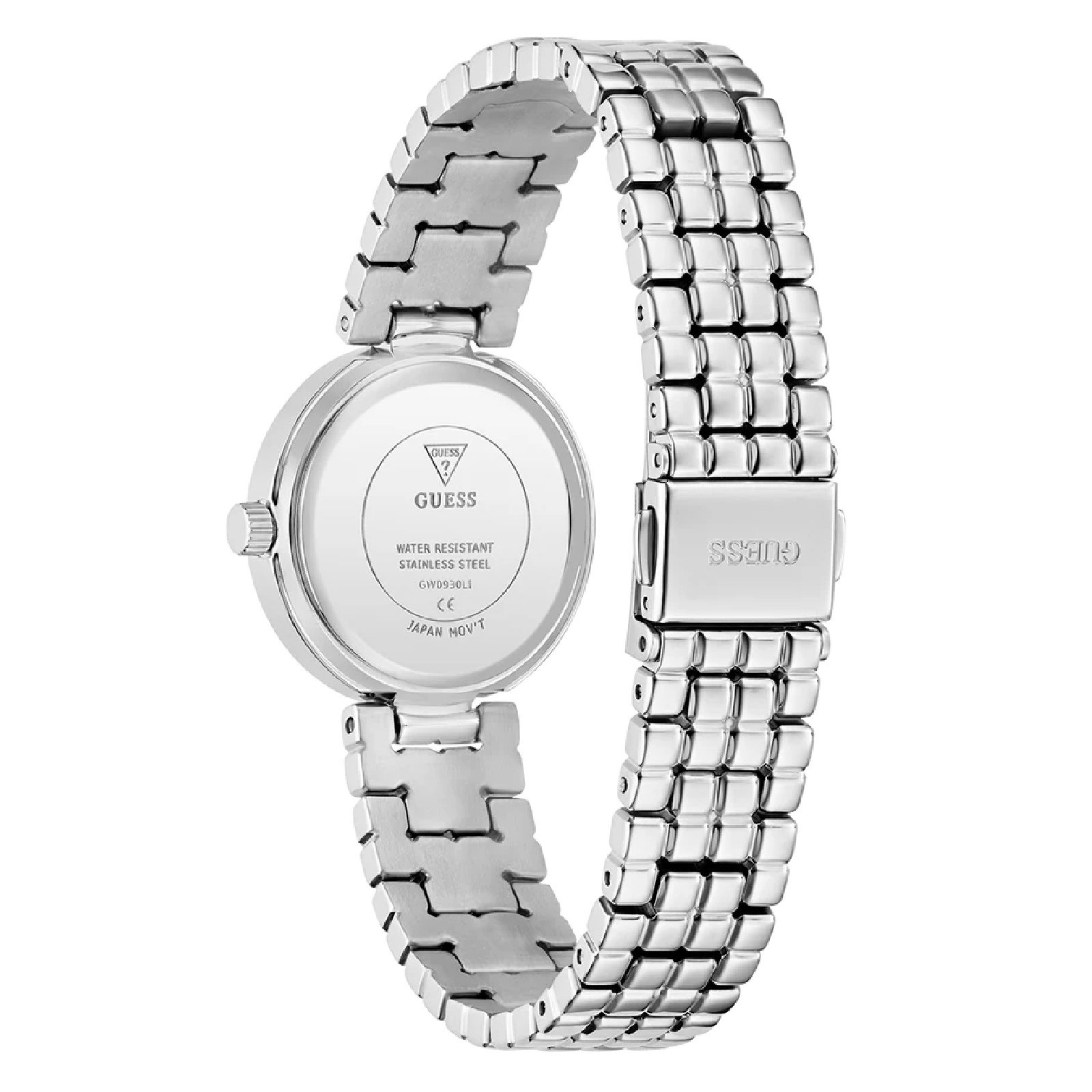 Relógio Feminino Guess GW0930L1 Prata Prata 8