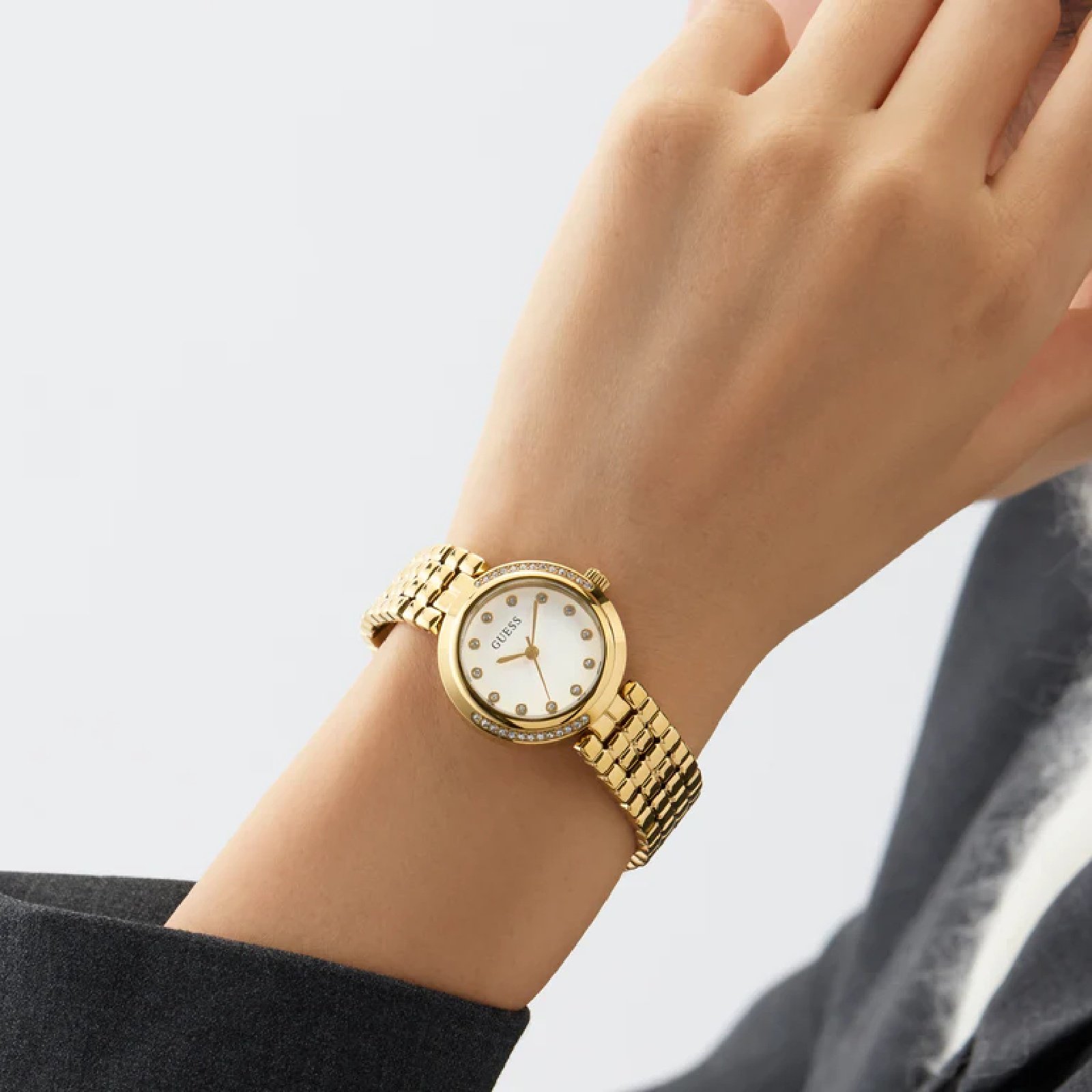 Relógio Feminino Guess GW0930L2 Dourado