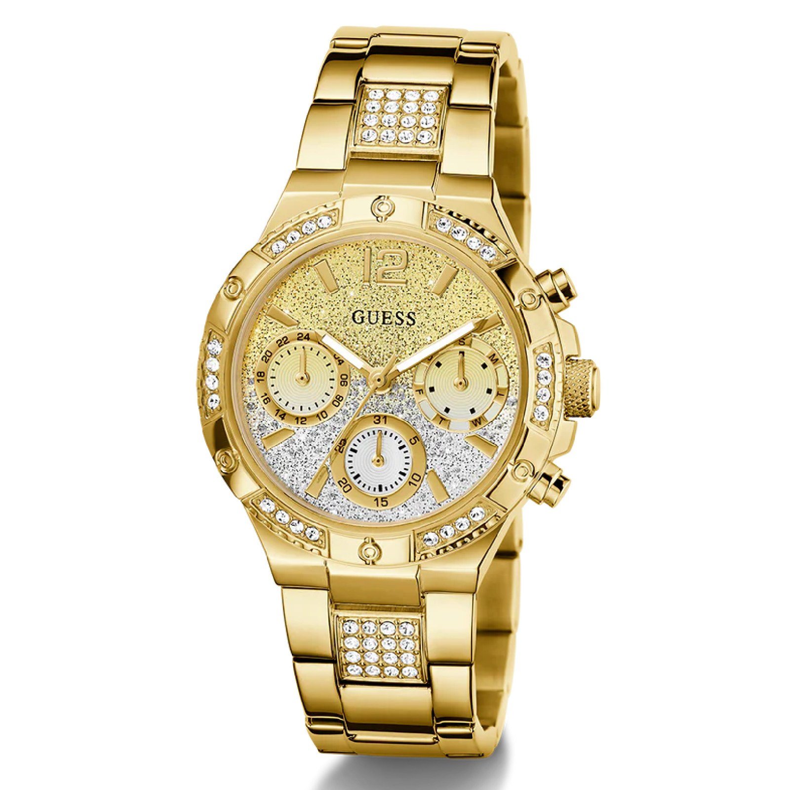 Relógio Guess Feminino Harlow GW0950L2 Dourado Dourado 6