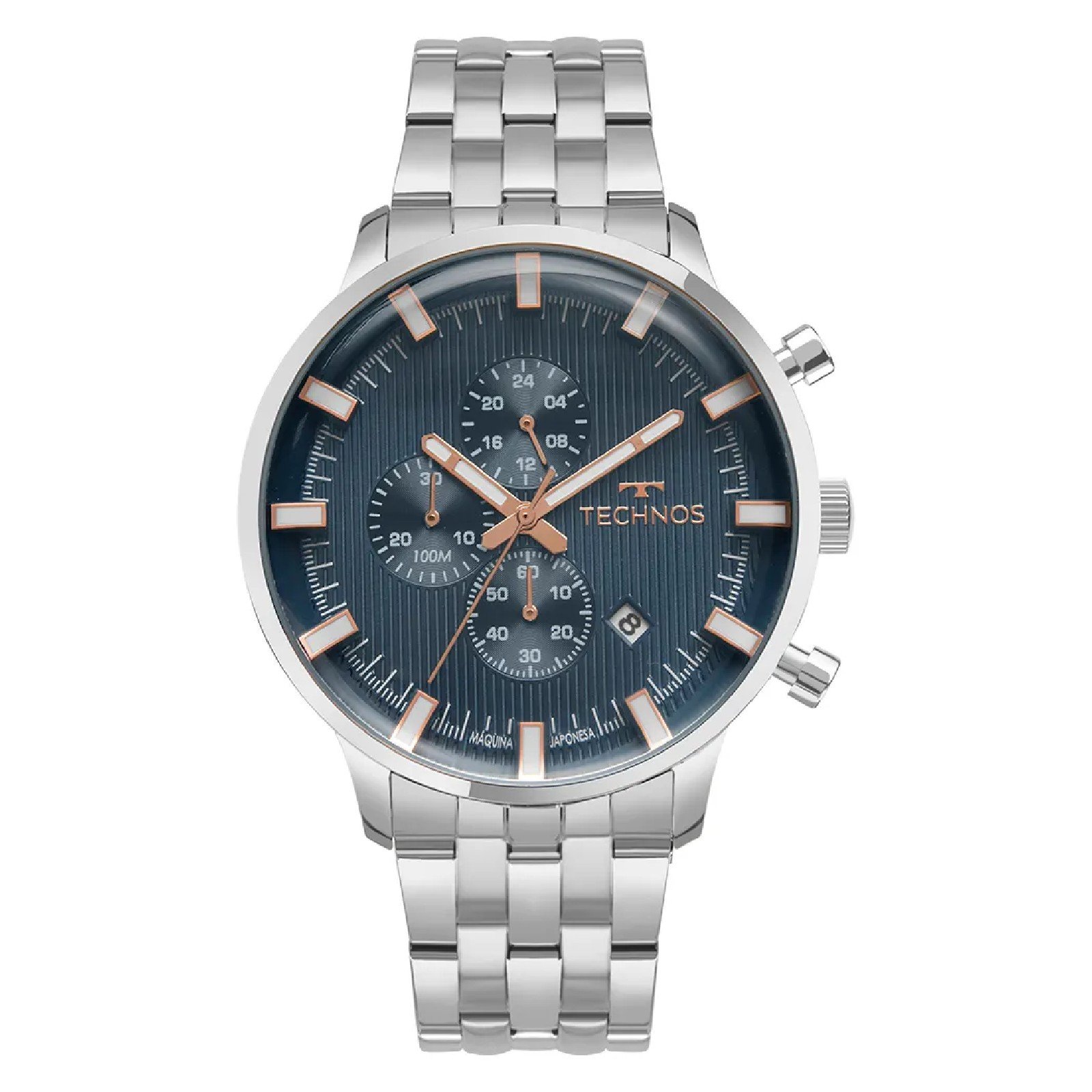 Relógio Technos Grandtech Prata JS15ENR/1A Masculino