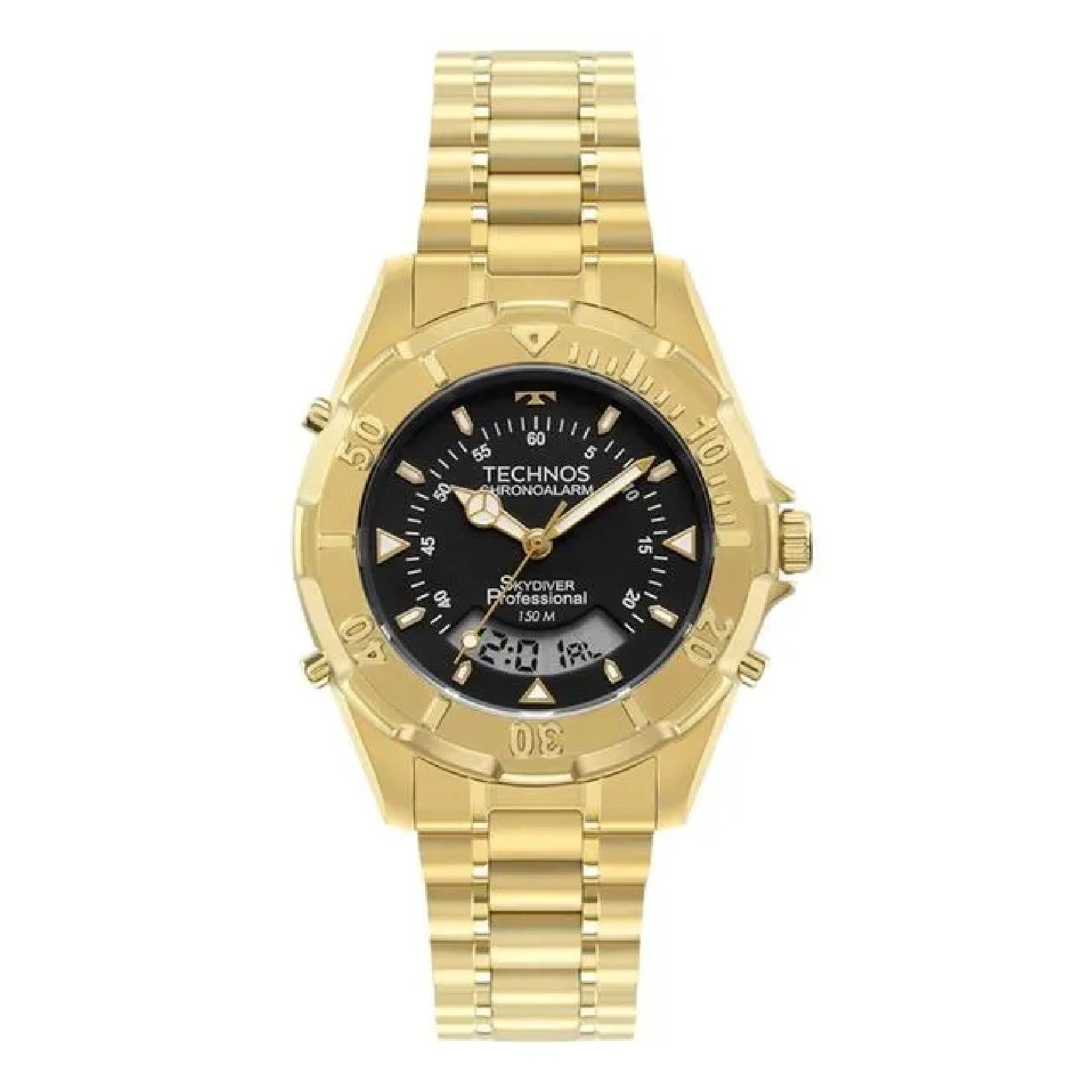 Relógio Technos Skydiver WT2050AFN/1P Dourado Masculino Dourado 3