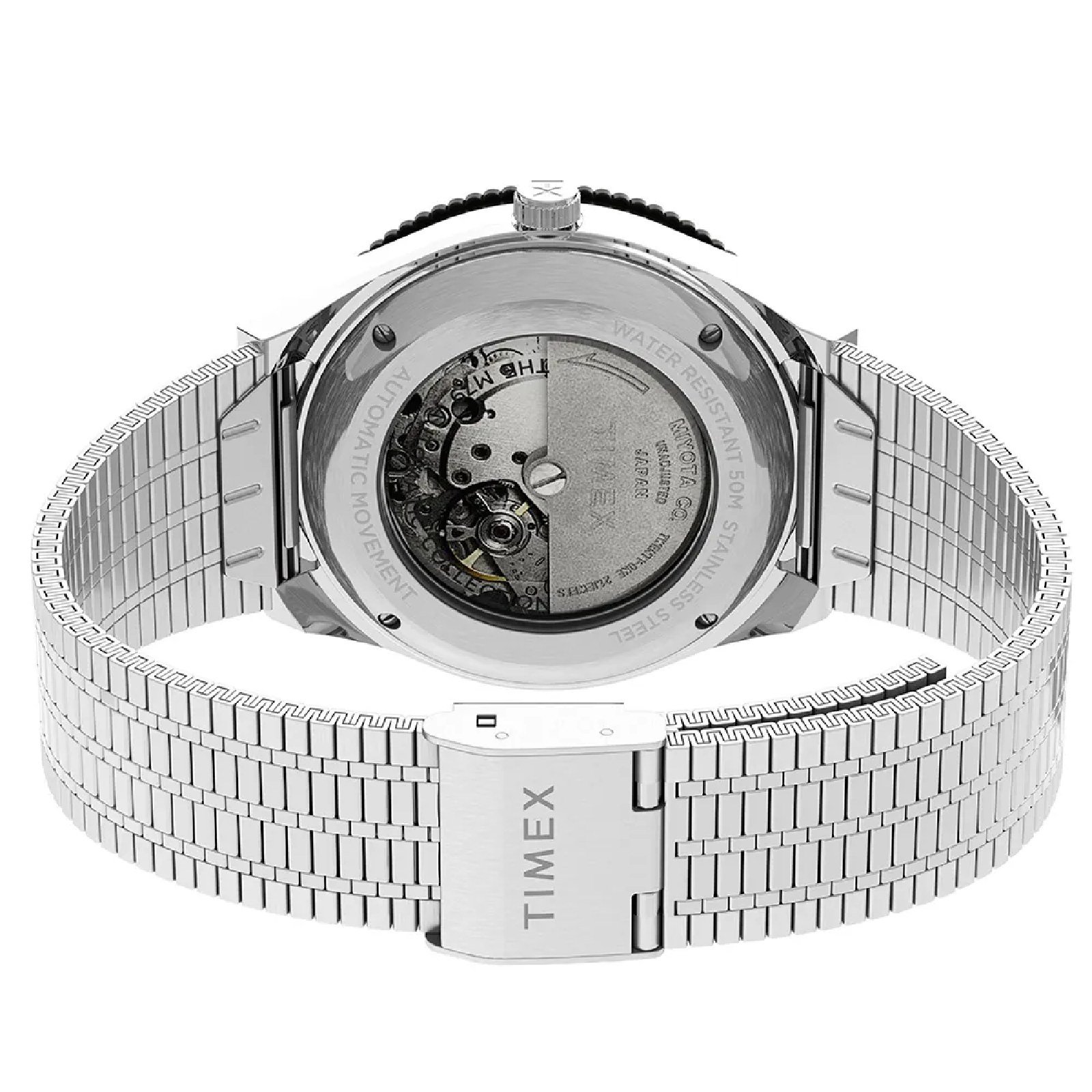 Relógio Timex M79 Automatic TW2U78300 Prata 3