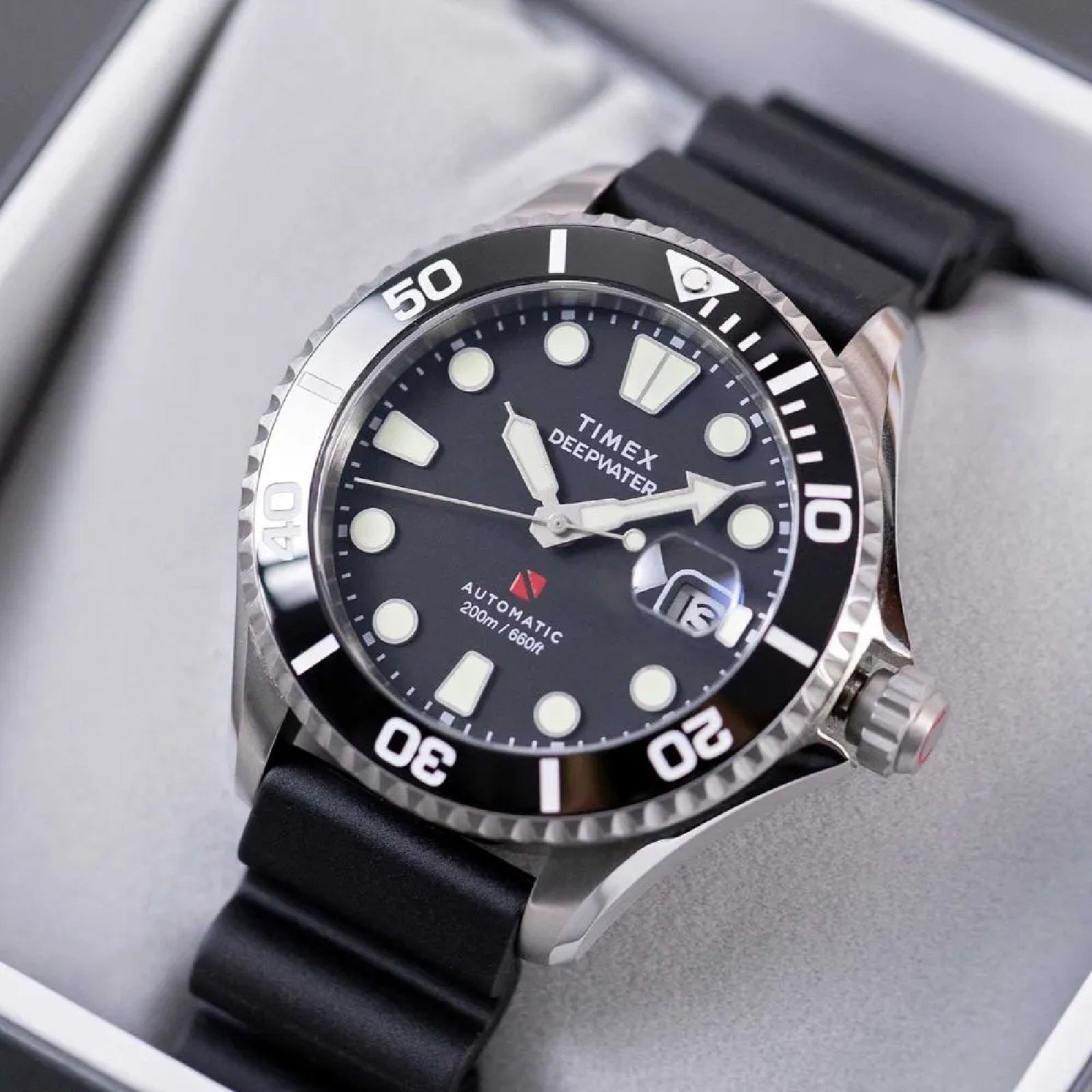 Relógio Timex Deepwater Meridian TW2Y40000 Prata 5