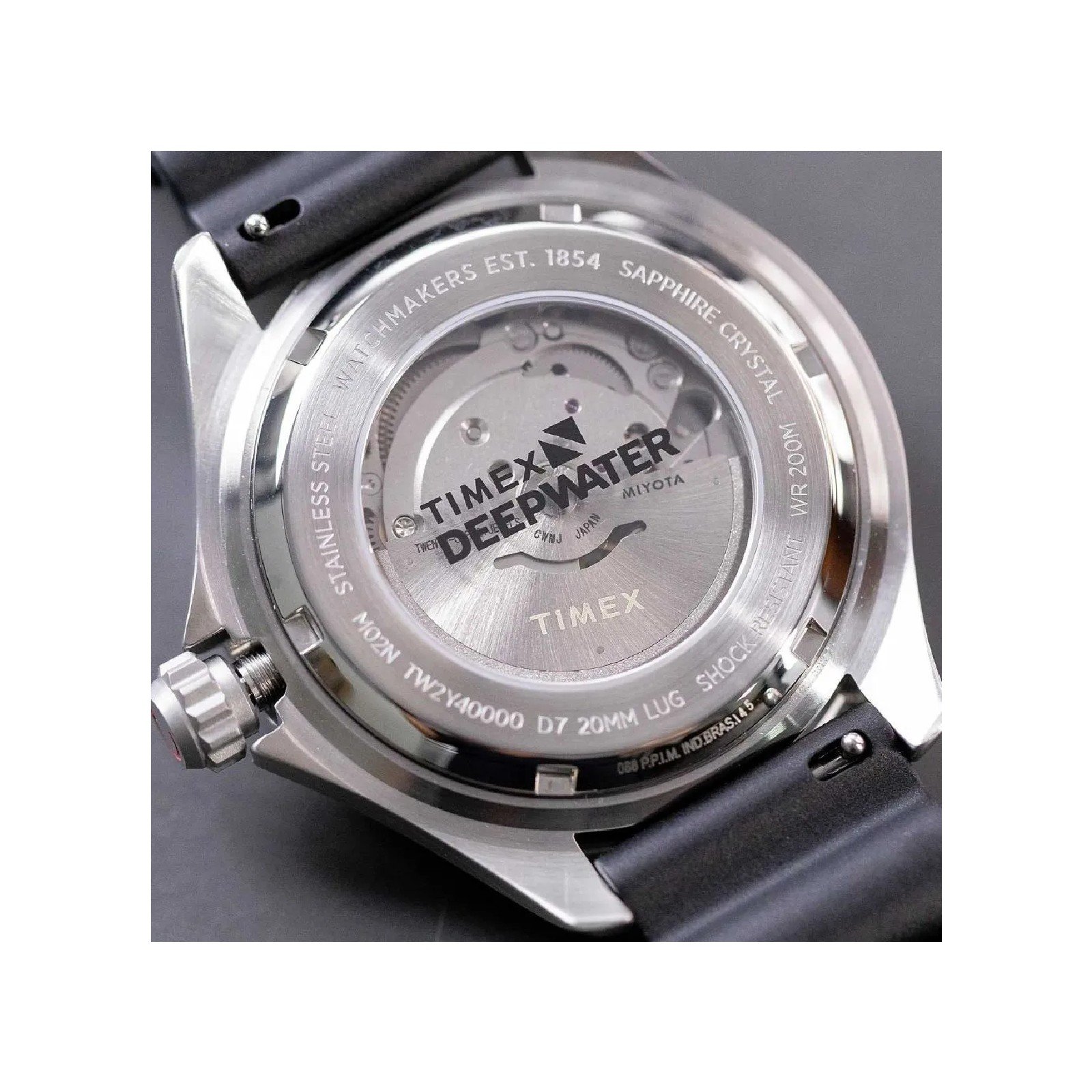 Relógio Timex Deepwater Meridian TW2Y40000 Prata 7