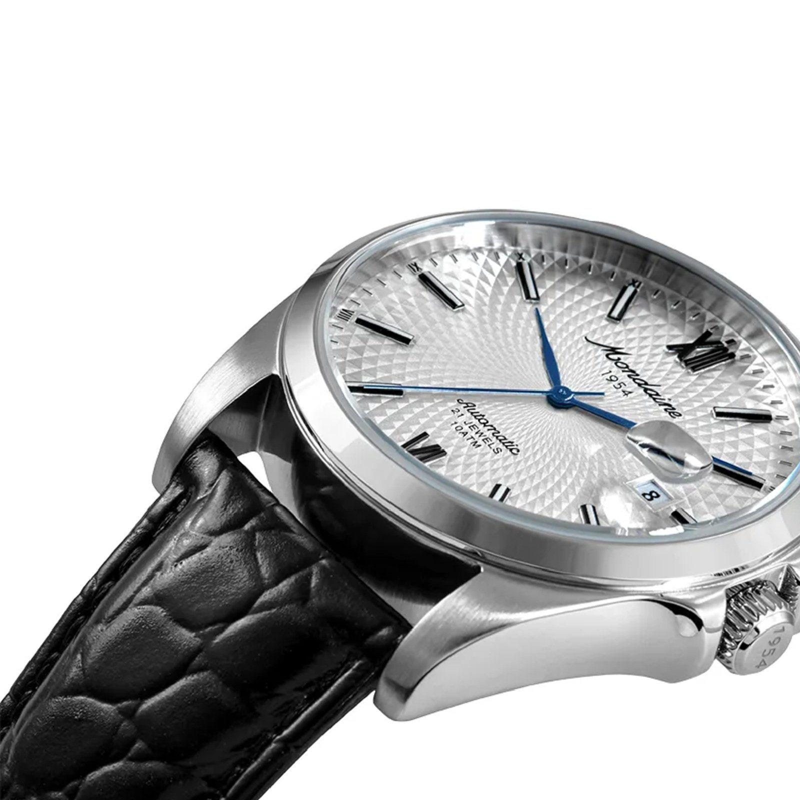 Relógio Mondaine Automático 32993G0MVNC7 Edição Especial 70 Anos Couro Prata 2