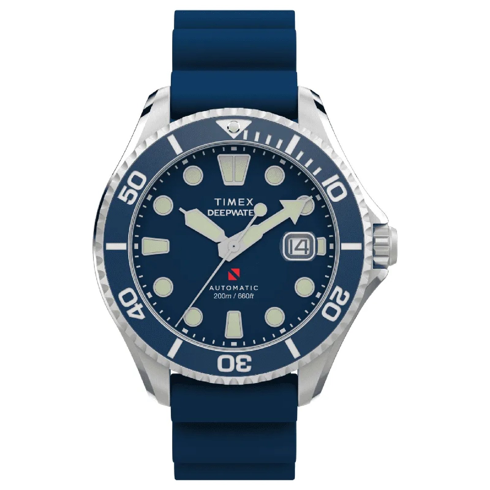 Relógio Timex Automático Deepwater Meridian TW2Y39900 Azul
