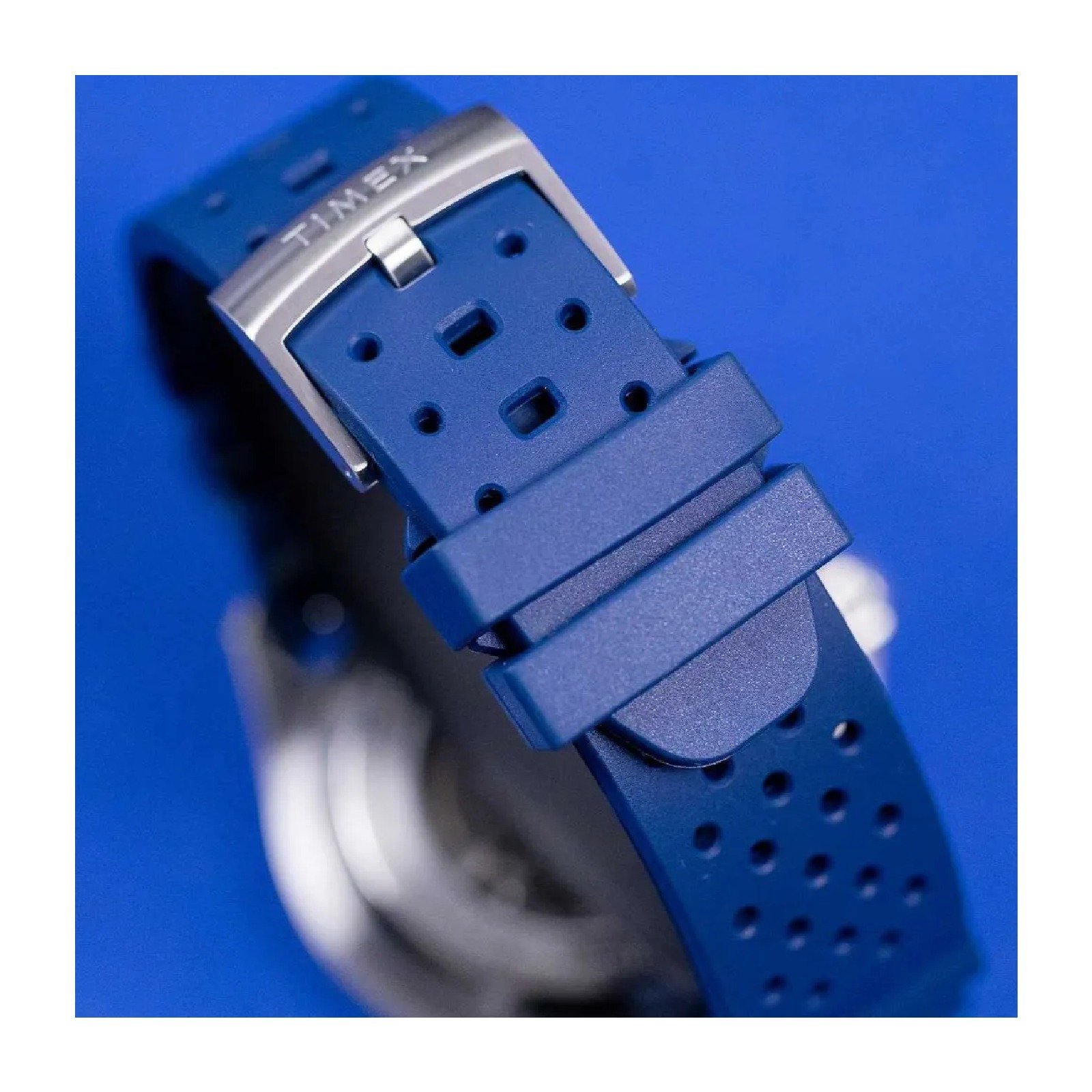 Relógio Timex Automático Deepwater Meridian TW2Y39900 Azul Prata 5