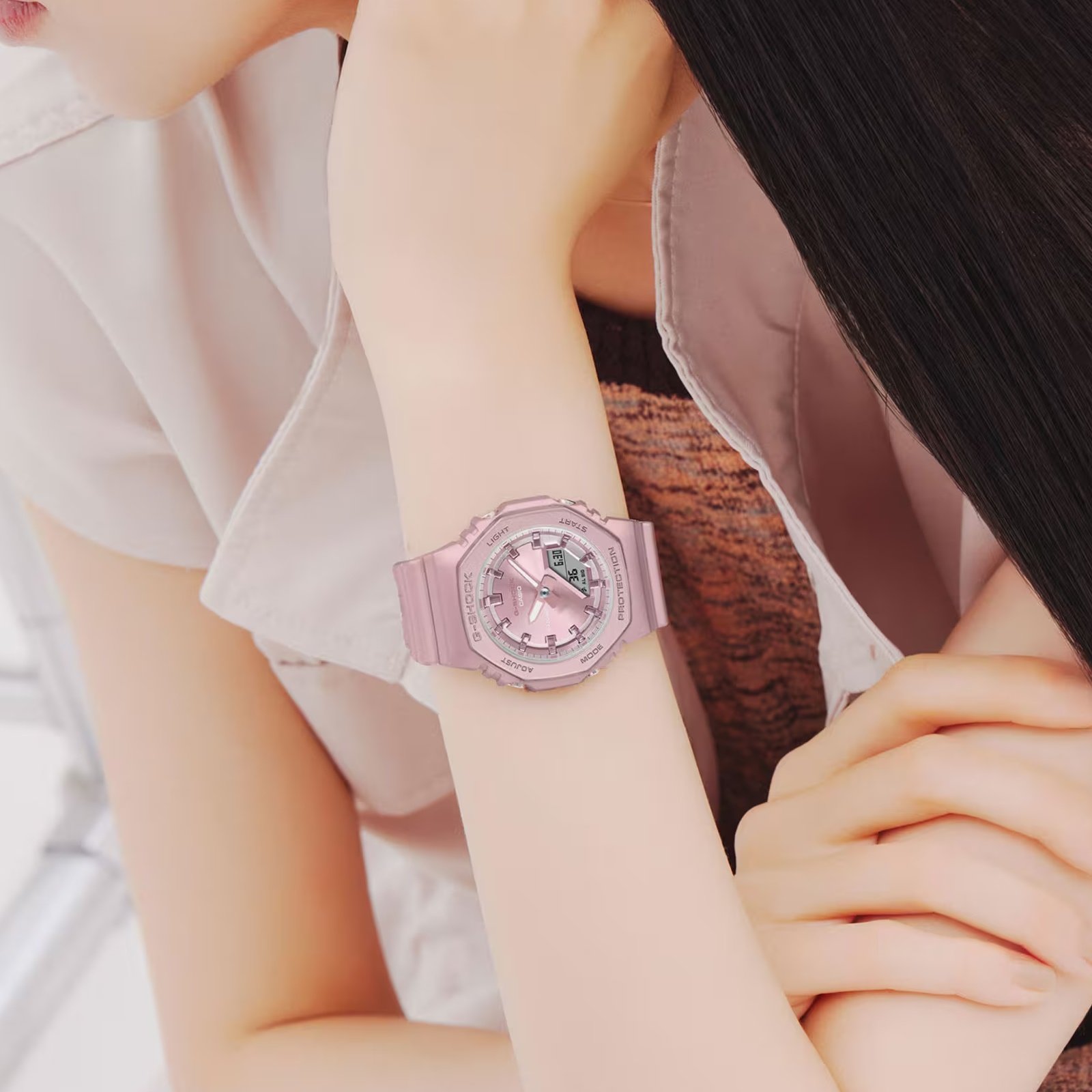 Relógio Casio G-Shock GMA-P2100ST-4ADR Rosa 3