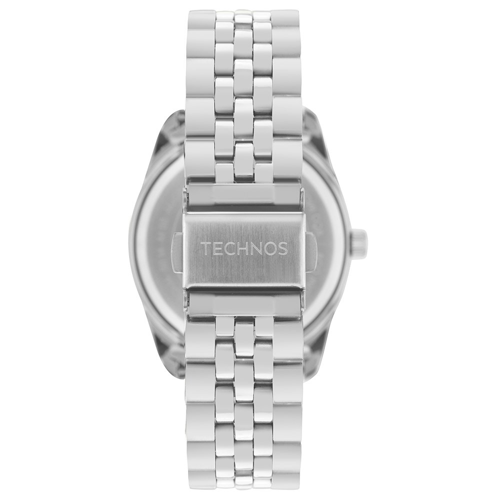 Relógio Feminino Technos Automático 6T51AA/1K Prata Prata 3