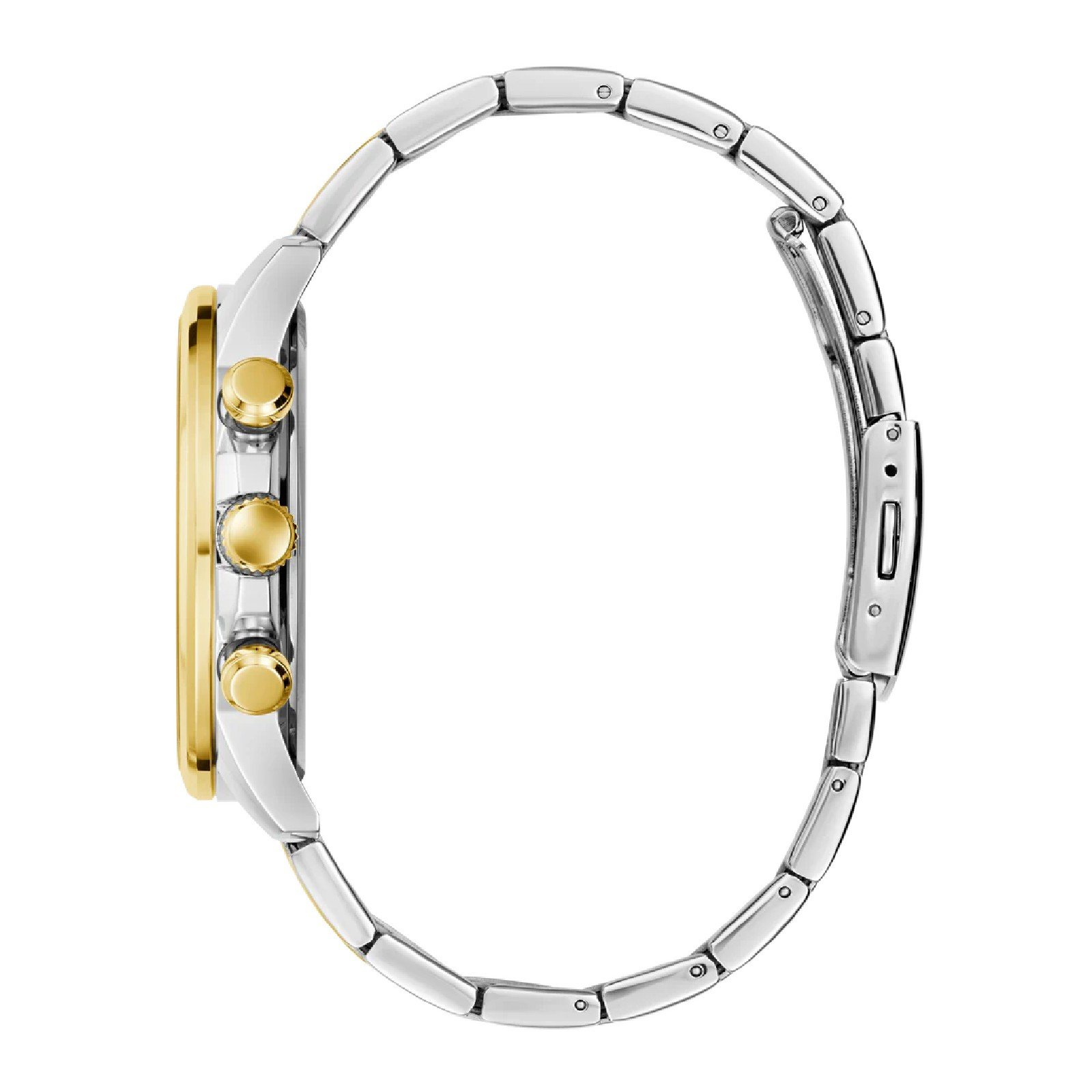 Relógio Guess Masculino Multifunção GW0900G5 Bicolor Dourado/Prata 3