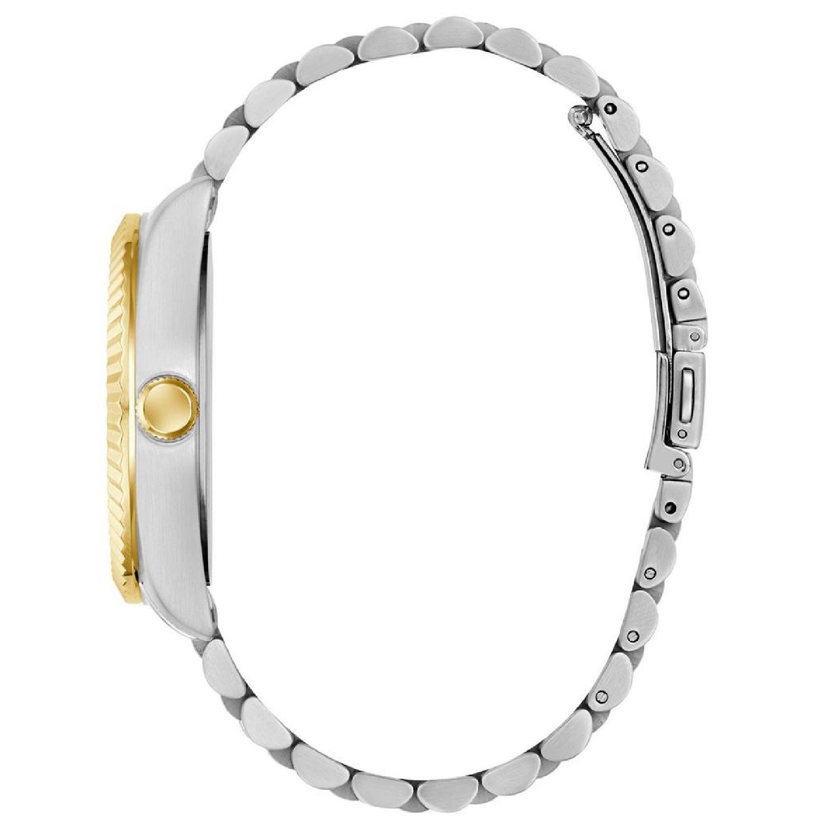 Relógio Guess Masculino Automático GW0984G4 Bicolor Prata/Dourado 3