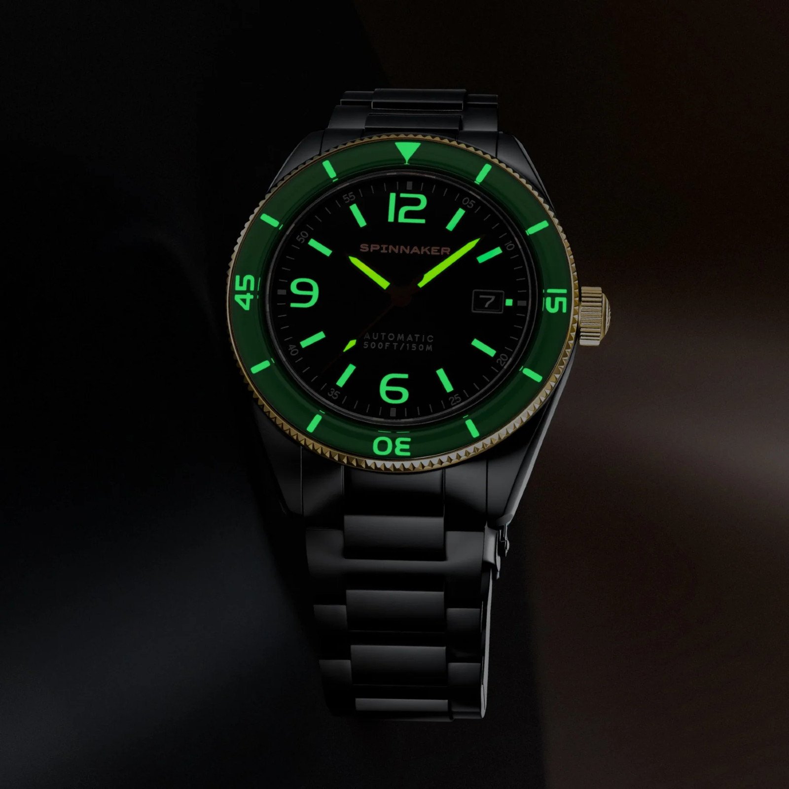 Relógio Spinnaker Fleuss Automatic Golden Eclipse SP-5055-55 Preto 6