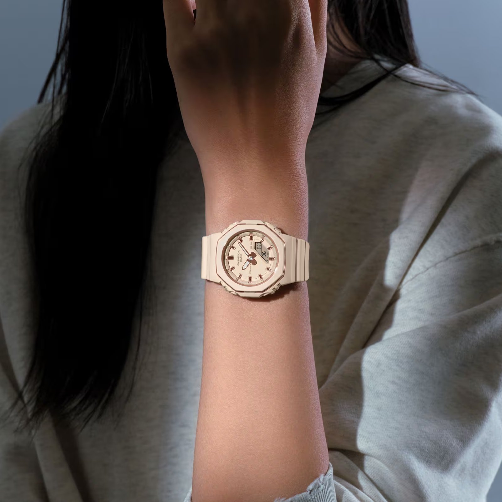 Relógio Casio G-Shock GMA-P2110-4ADR Bege 4