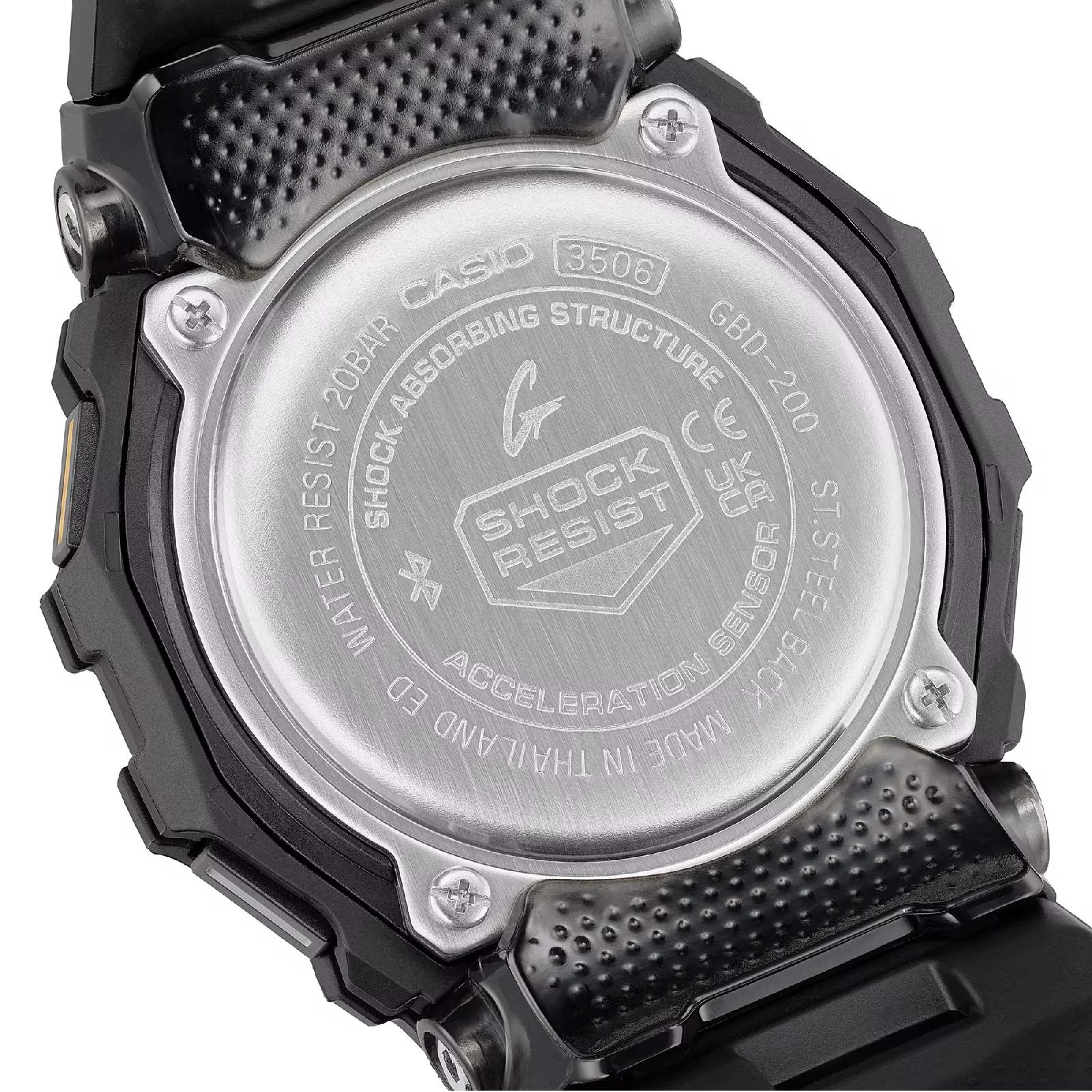 Relógio Casio G-SHOCK G-Squad Sports GBD-200-1A1DR Preto 3