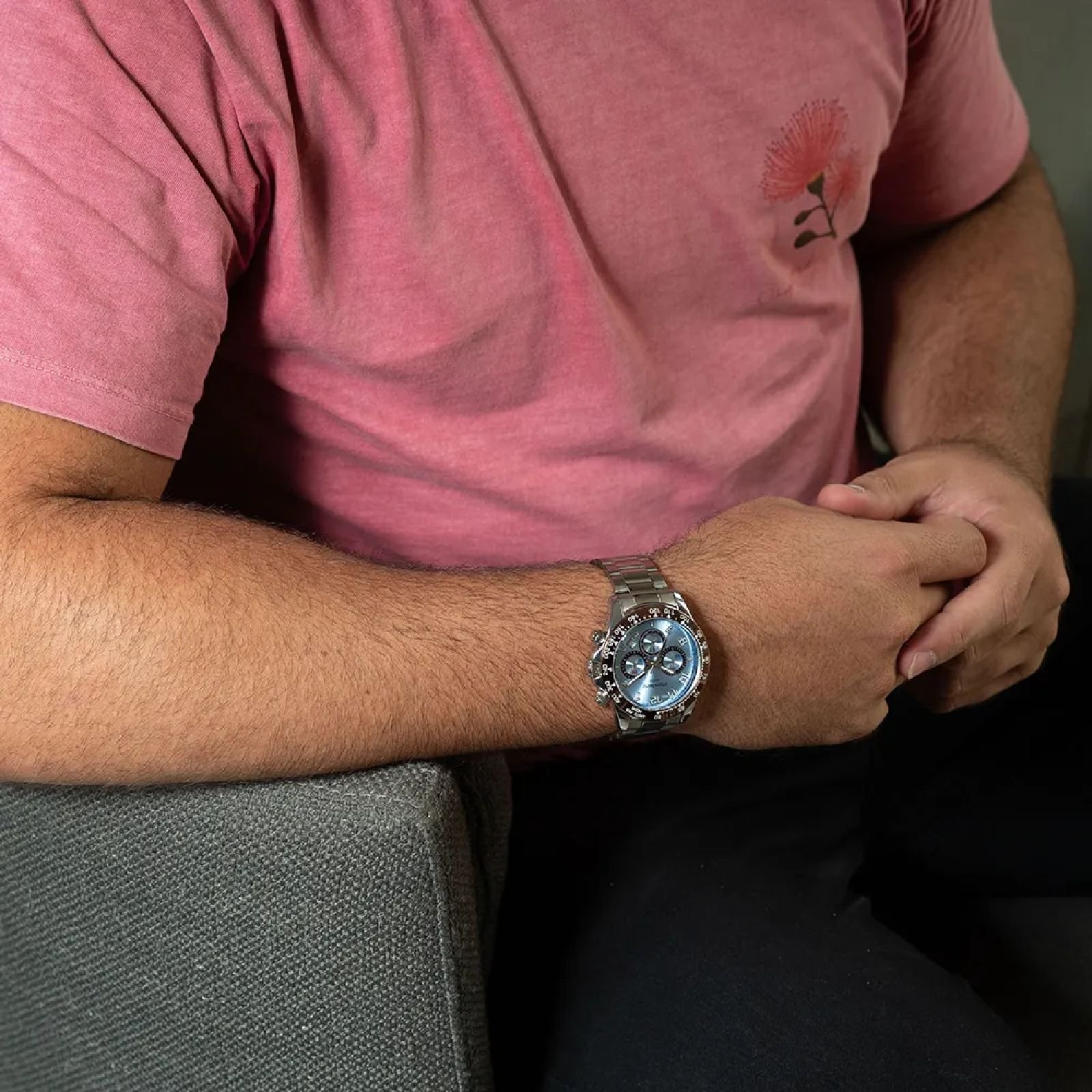 Relógio Mondaine Cronógrafo Bicolor 32815G0MVNE2 Prata 2