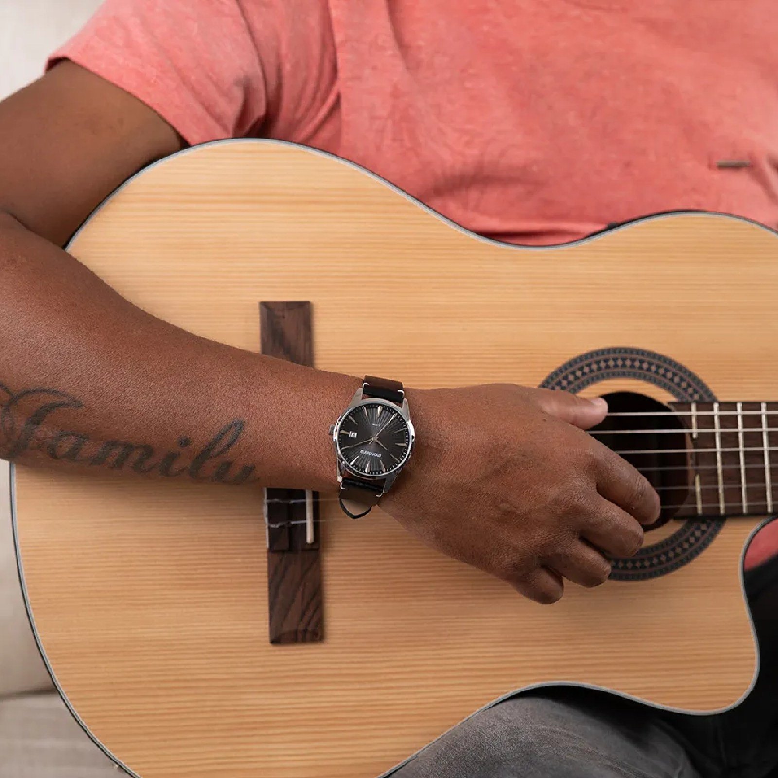 Relógio Mondaine Couro Masculino 32763G0MVNH1 Prata 2